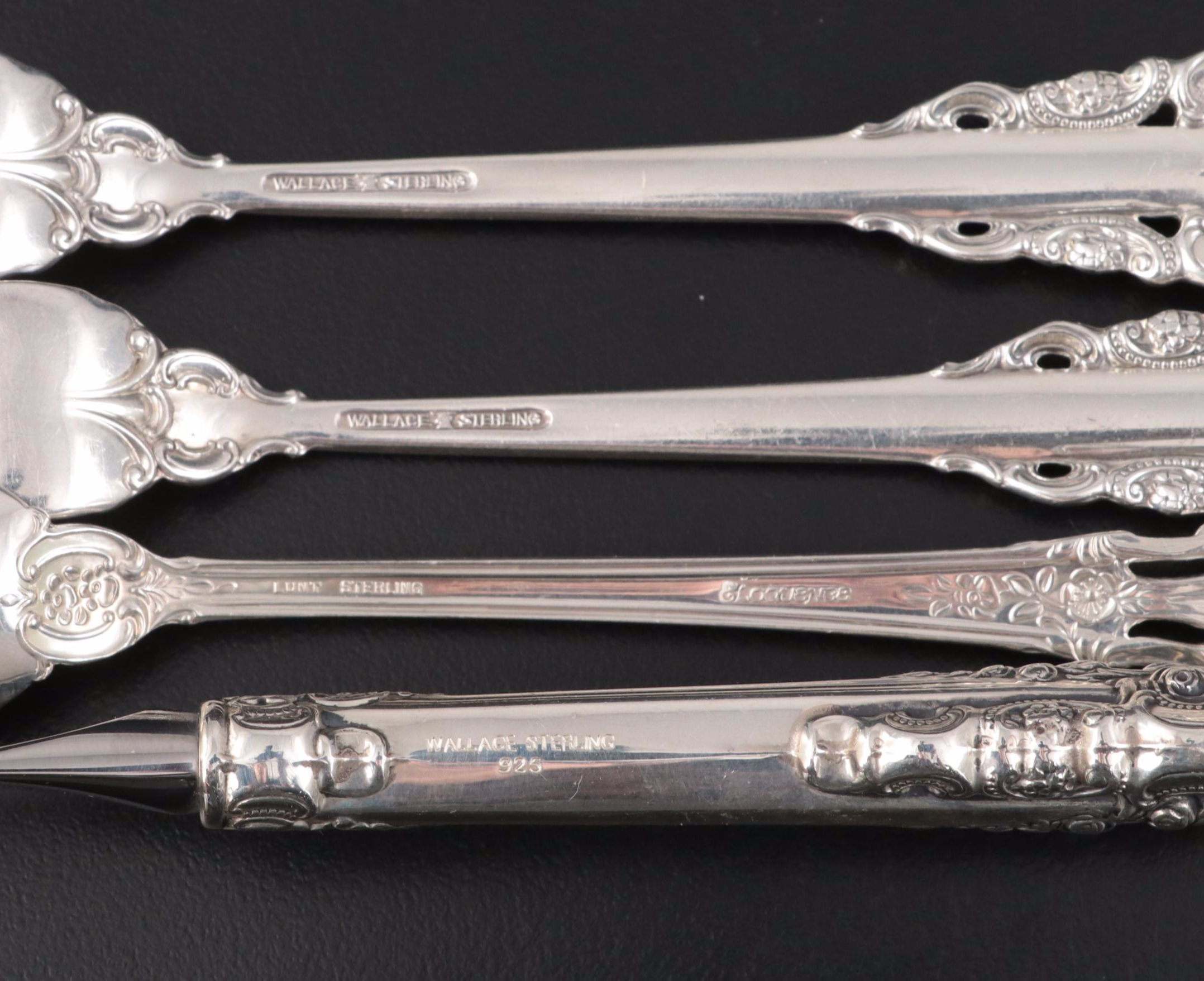 Wallace "Grande Baroque" Sterling Silver Flatware and Serving Utensils