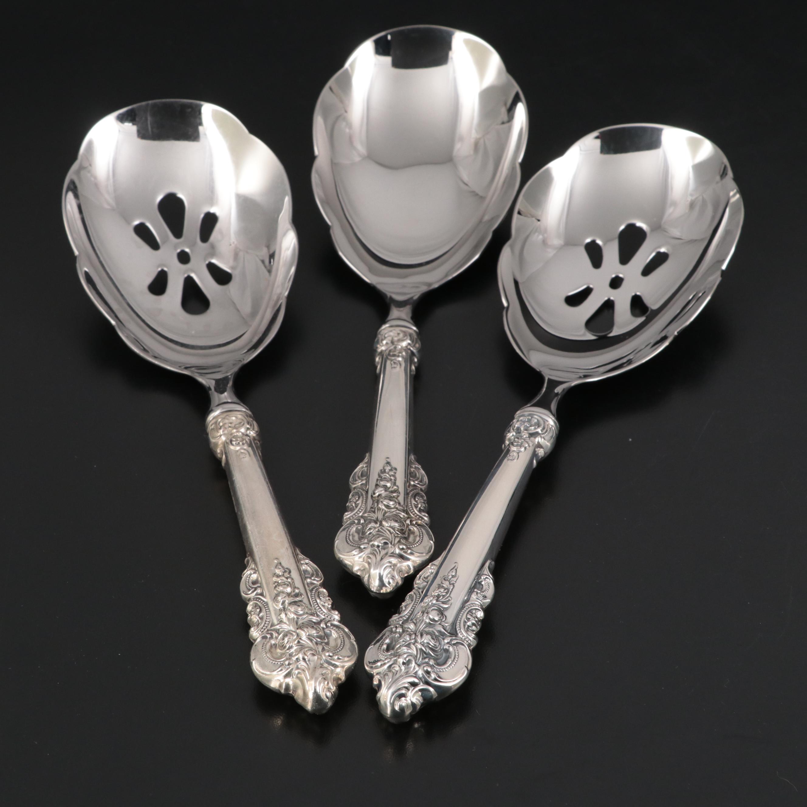 Wallace "Grande Baroque" Sterling Silver Flatware and Serving Utensils