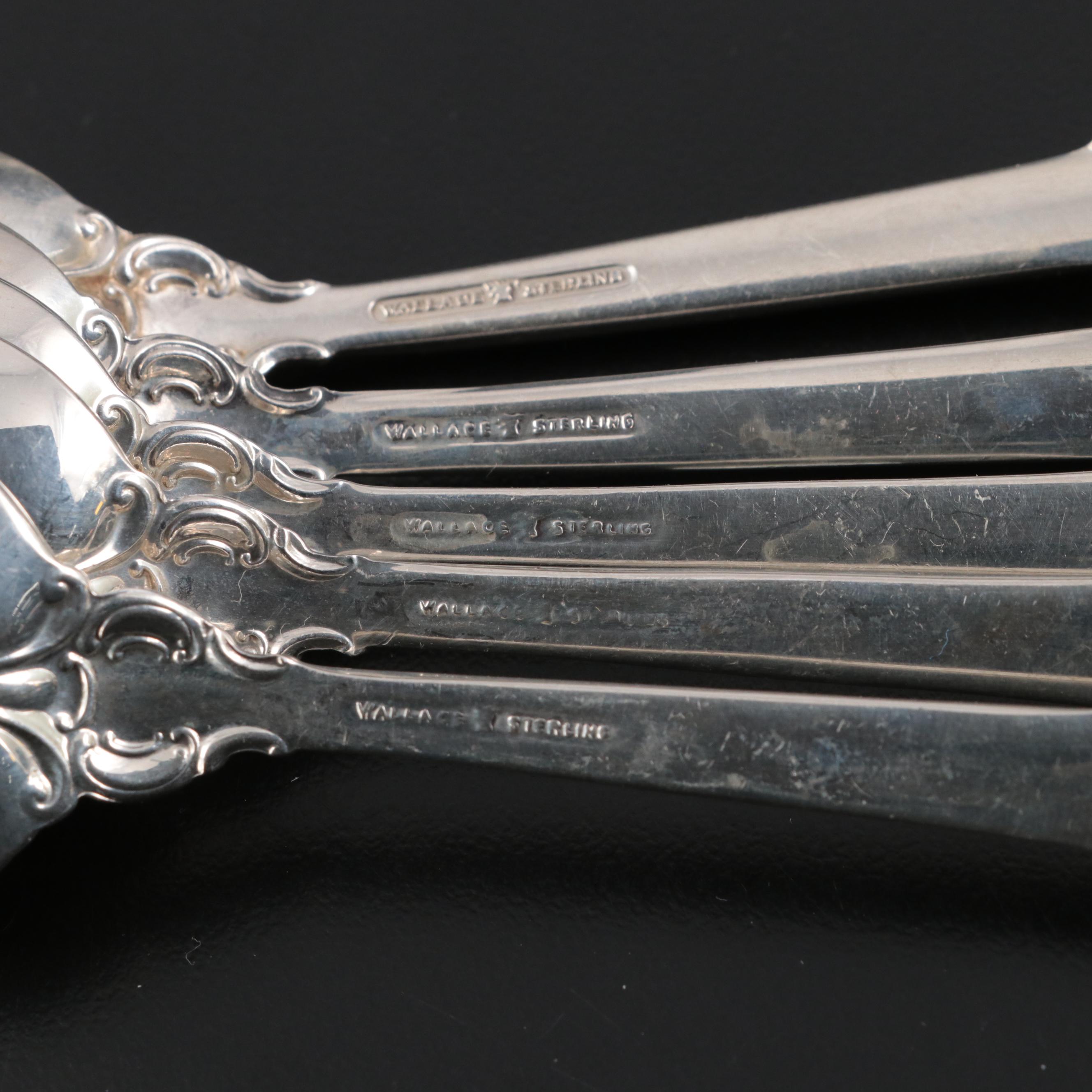 Wallace "Grande Baroque" Sterling Silver Flatware and Serving Utensils