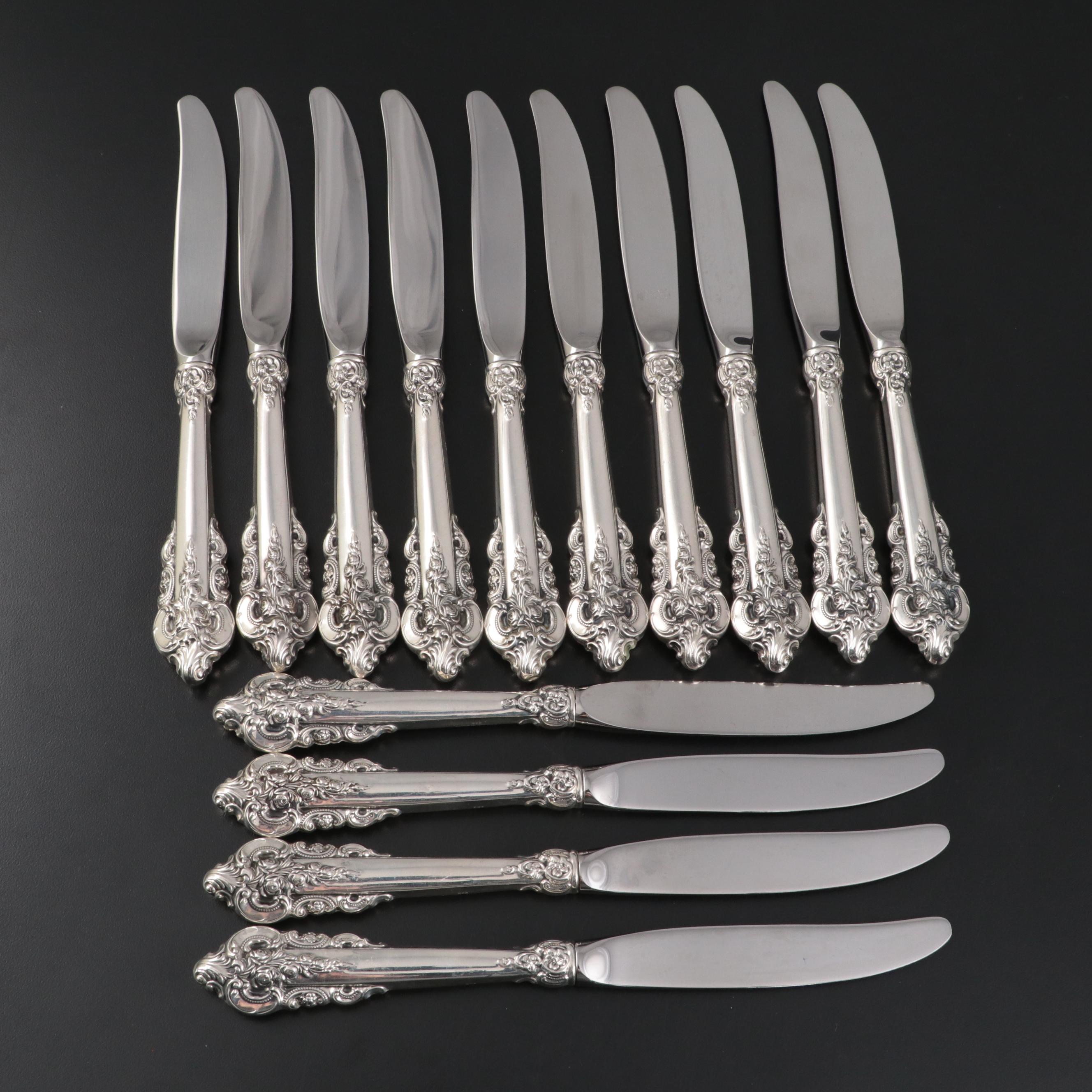 Wallace "Grande Baroque" Sterling Silver Flatware and Serving Utensils