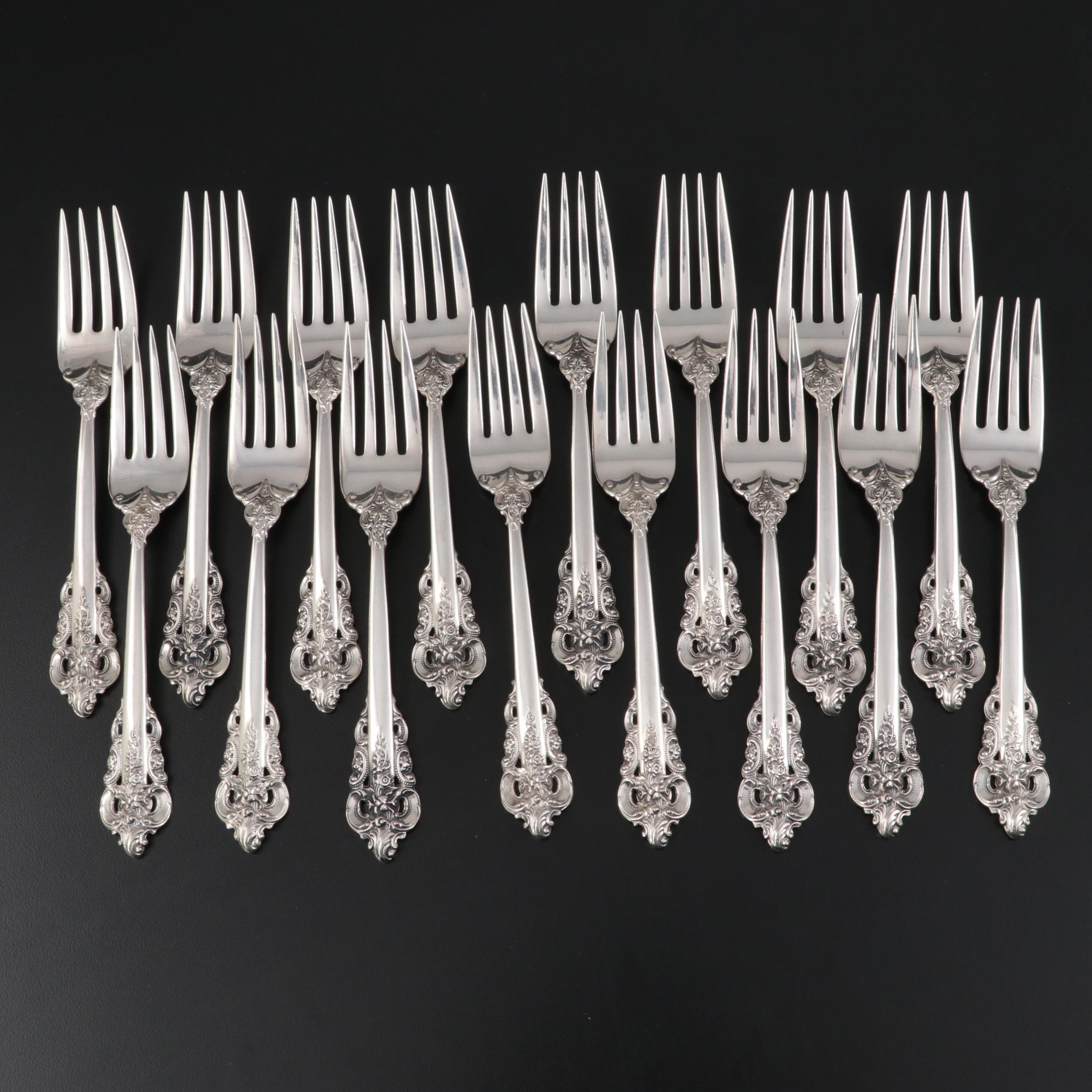 Wallace "Grande Baroque" Sterling Silver Flatware and Serving Utensils