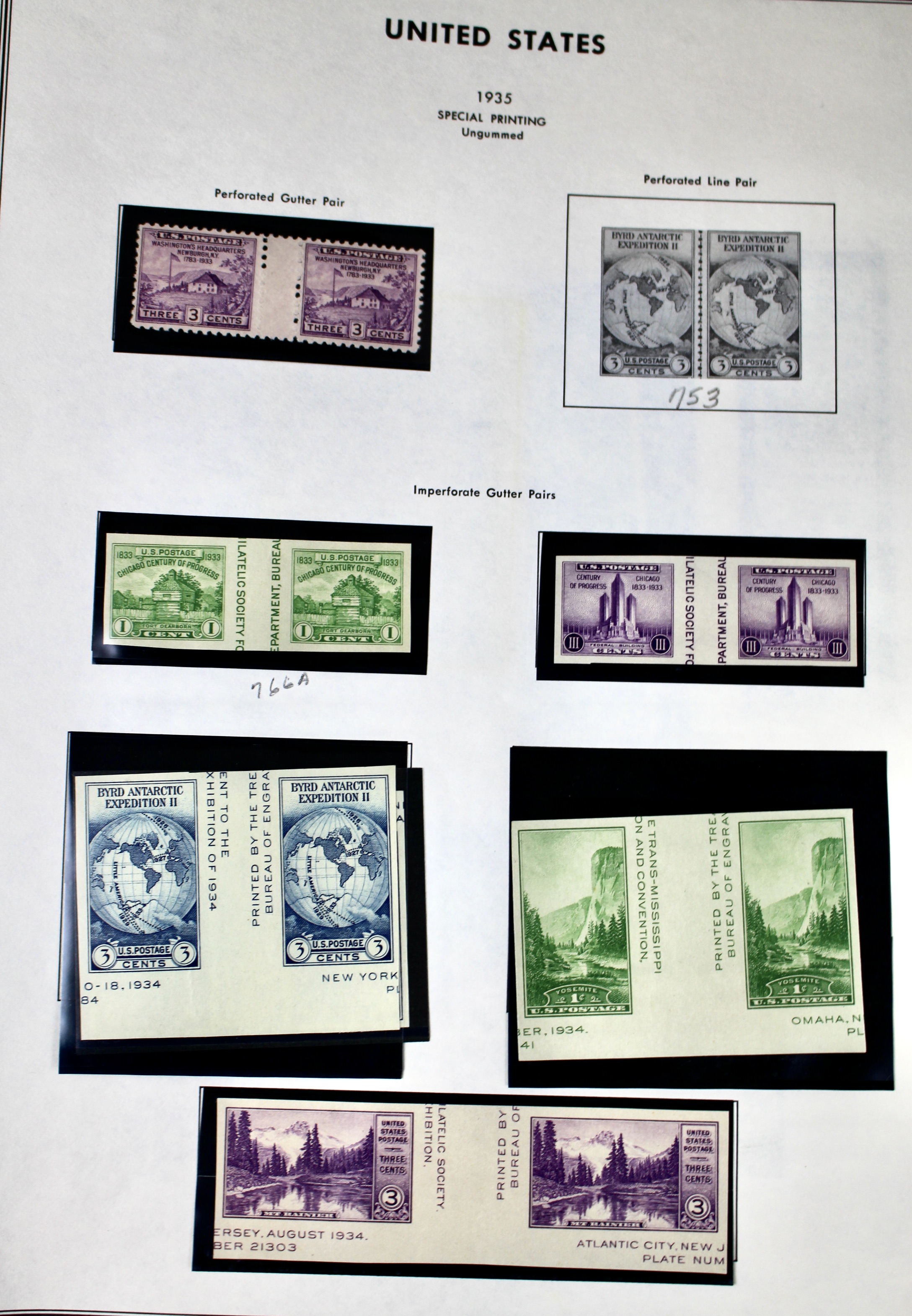 U.S. Farley Postage Stamp Collection