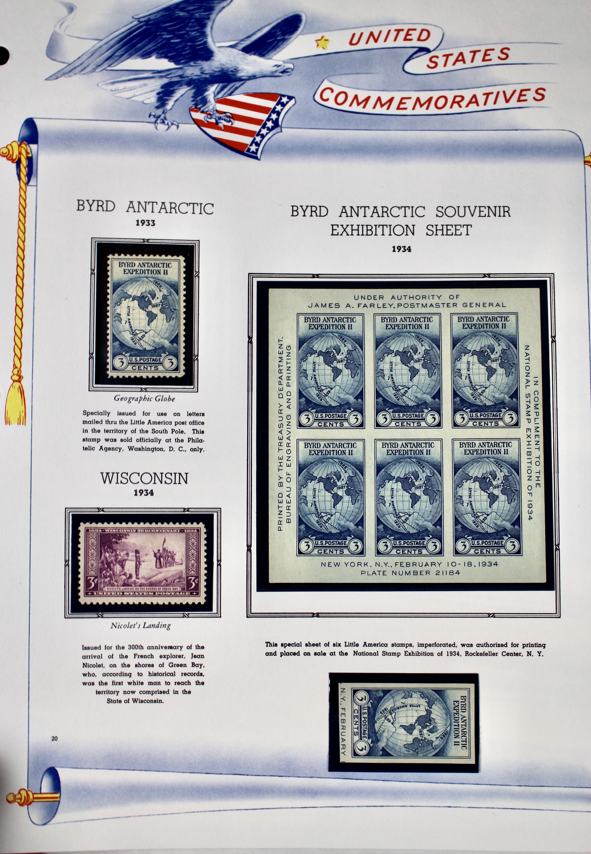 U.S. Farley Postage Stamp Collection