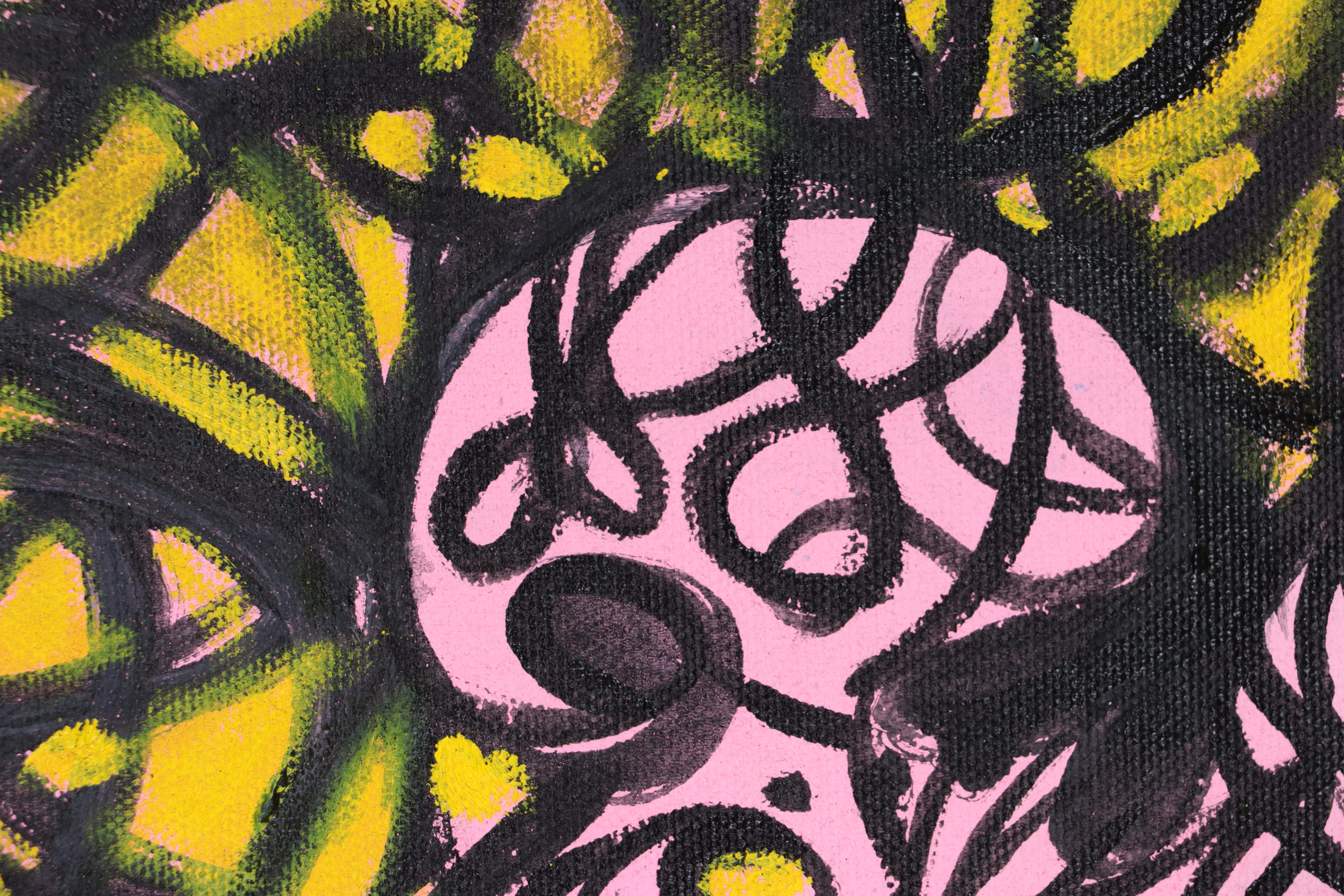 Osmel Almora Miró Non-objective Oil Painting of Heart, 2023