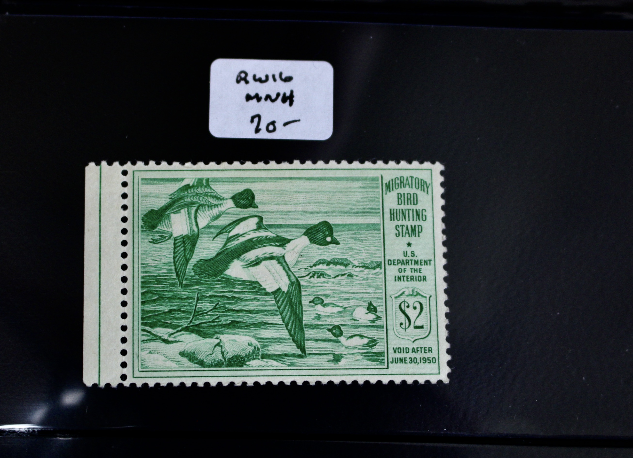 Early Group of Mint Condition U.S. Duck Stamps, 1943-1949