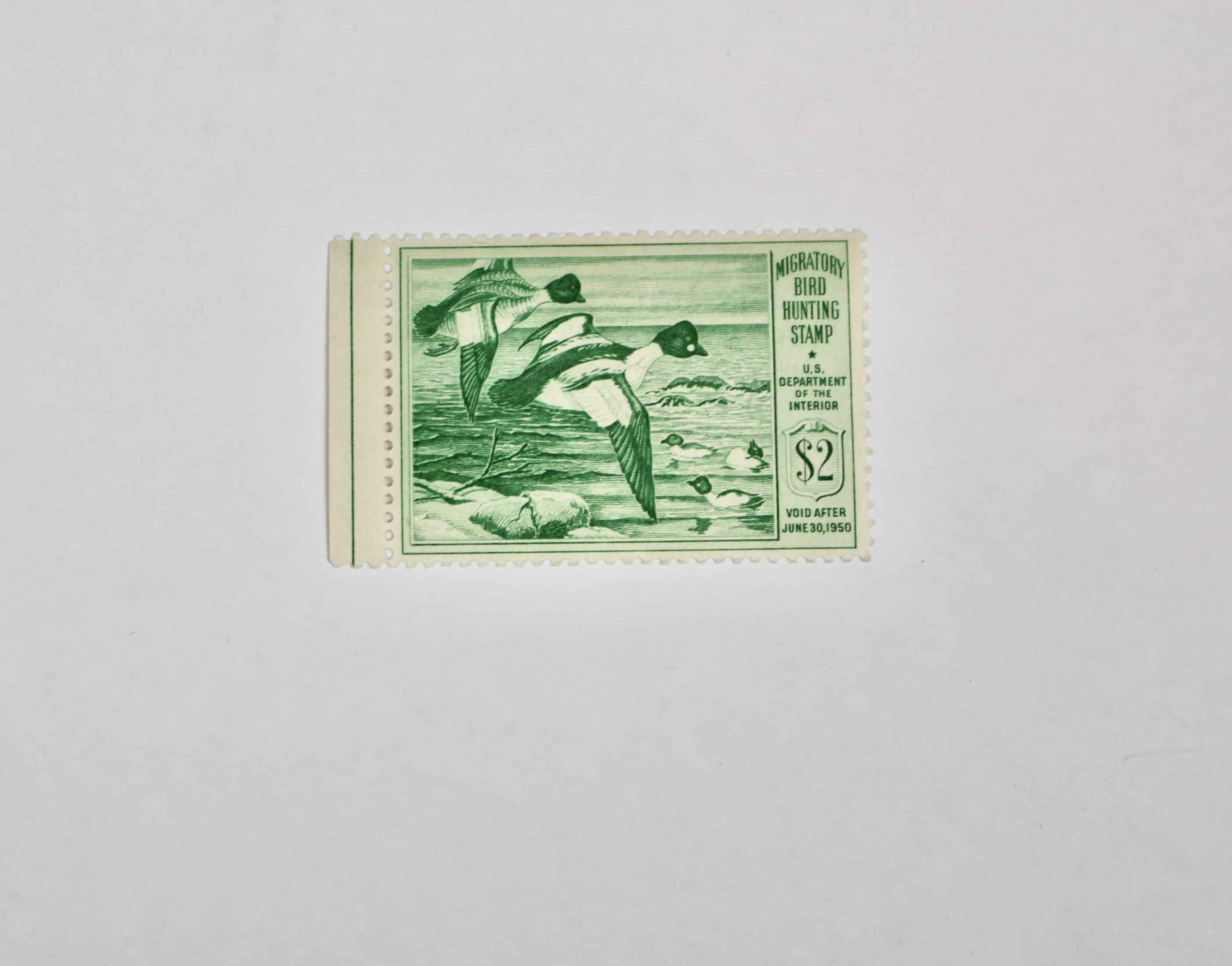 Early Group of Mint Condition U.S. Duck Stamps, 1943-1949