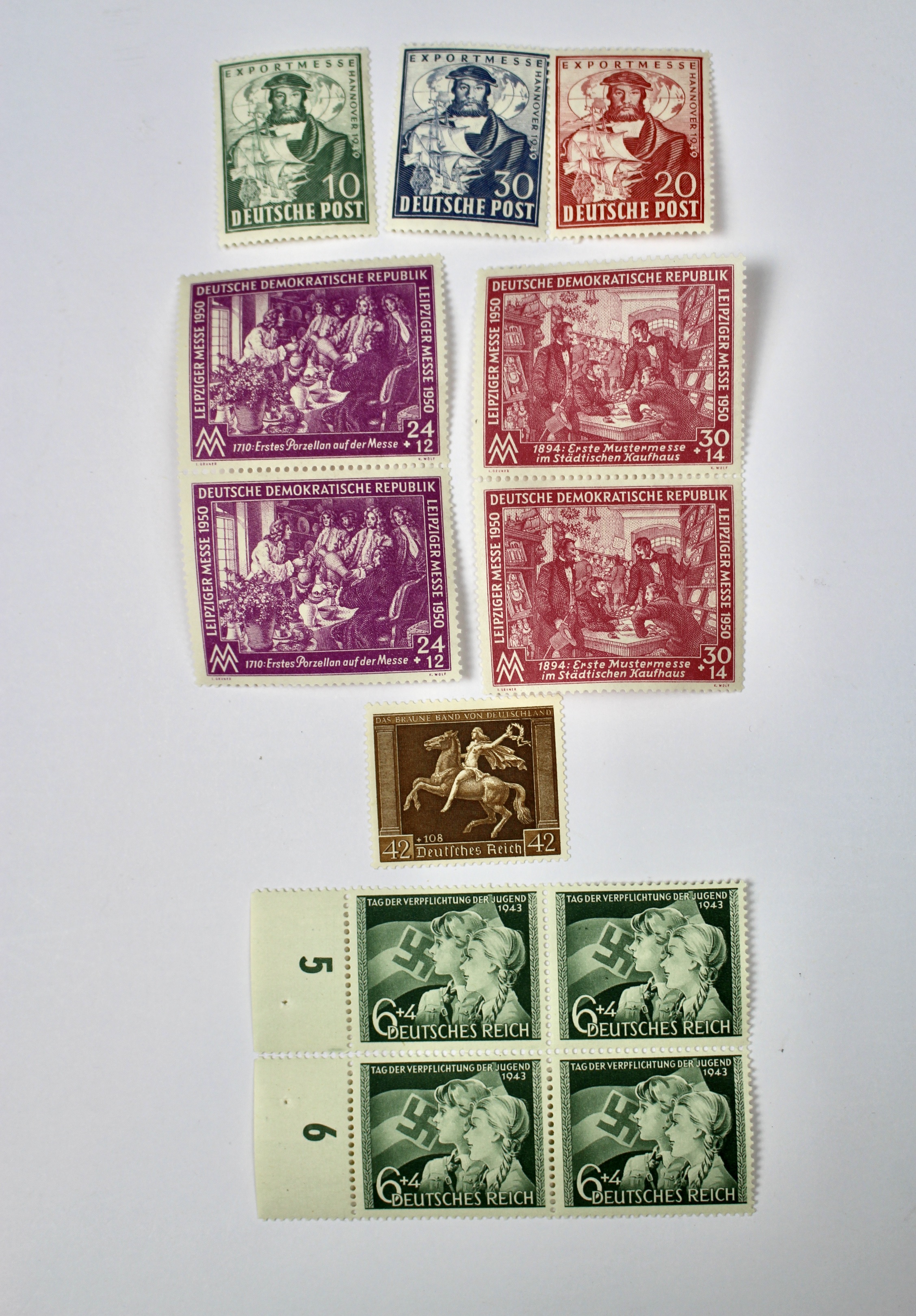 MNH German Postage Stamp Collection