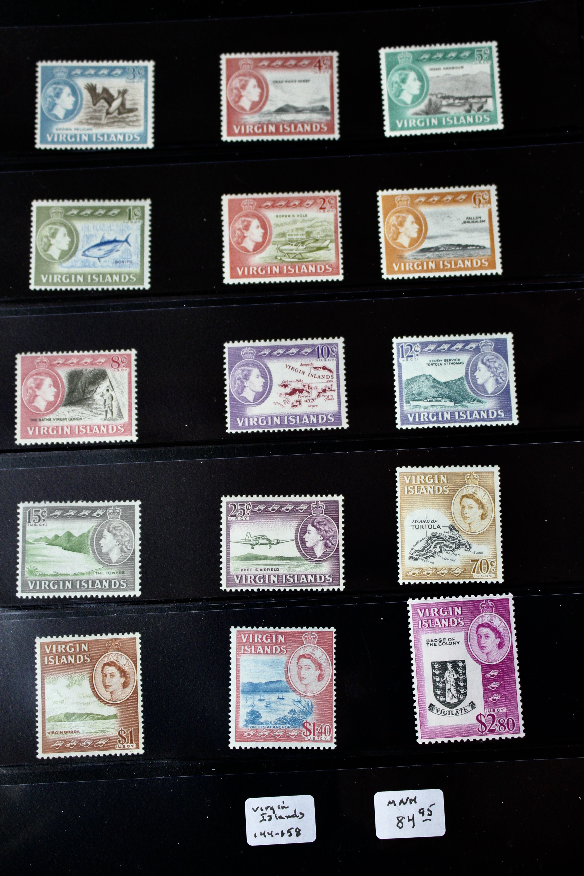 Mint Condition British Colonial Postage Stamp Collection
