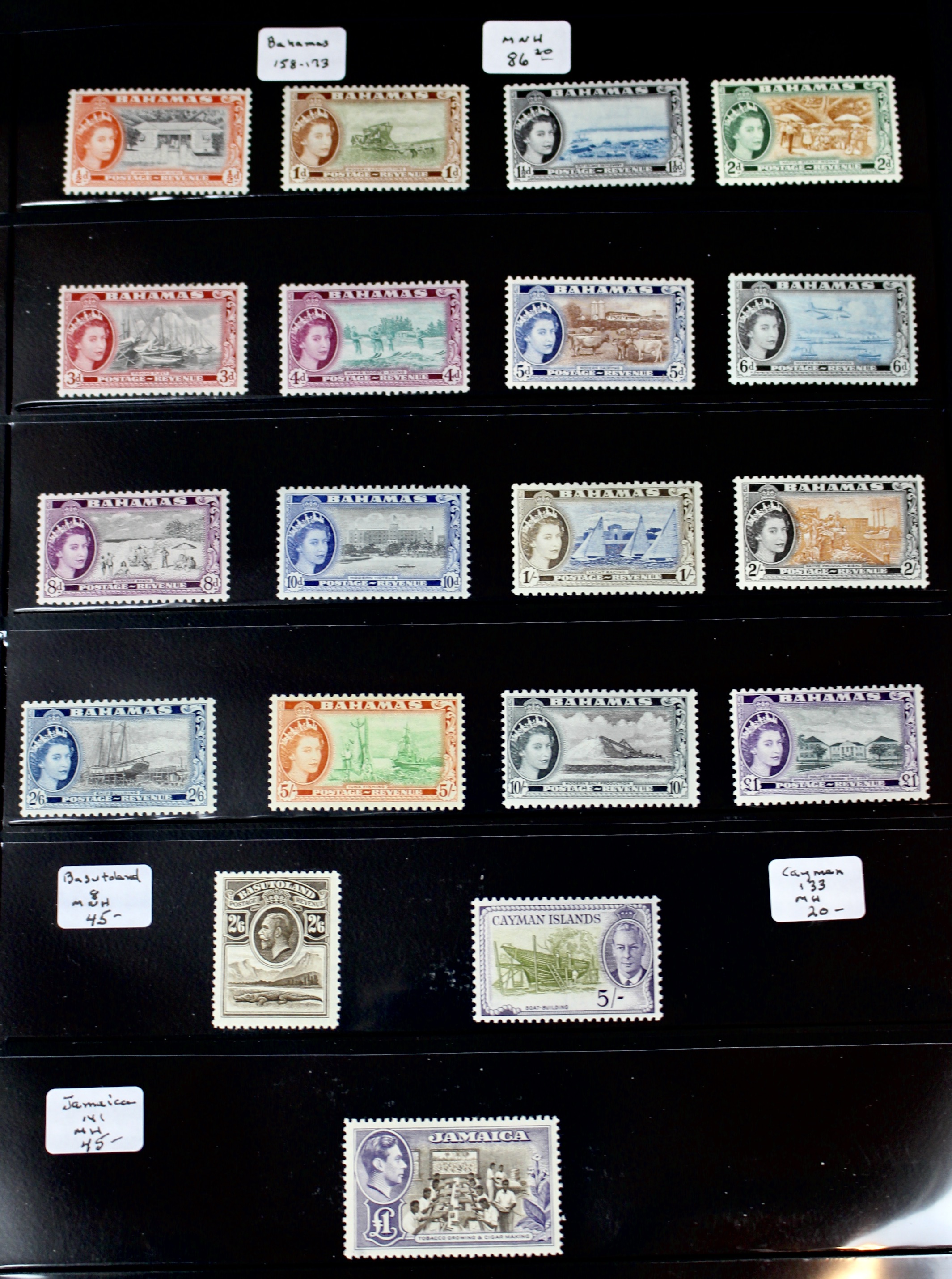 Mint Condition British Colonial Postage Stamp Collection