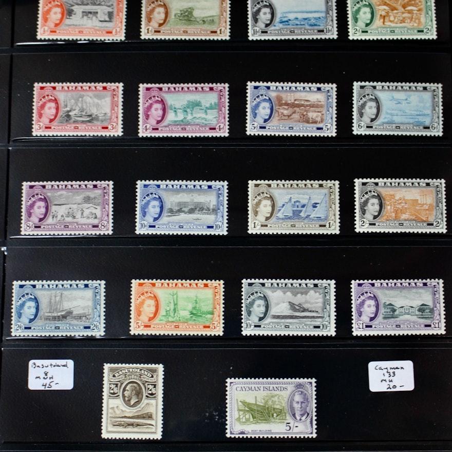 Mint Condition British Colonial Postage Stamp Collection