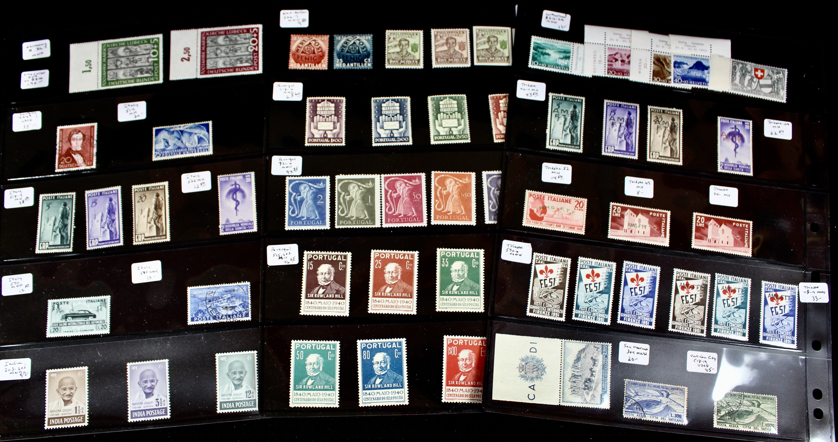 Foreign Postage Stamp Collection