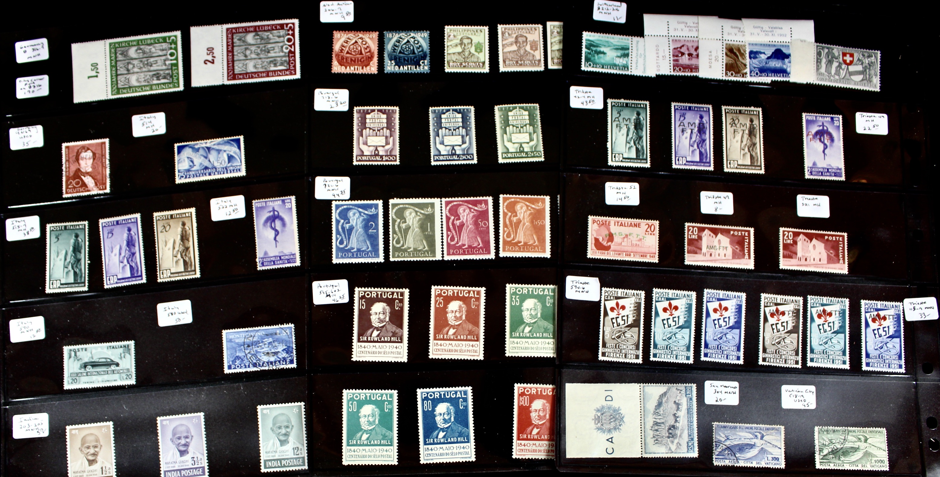 Foreign Postage Stamp Collection