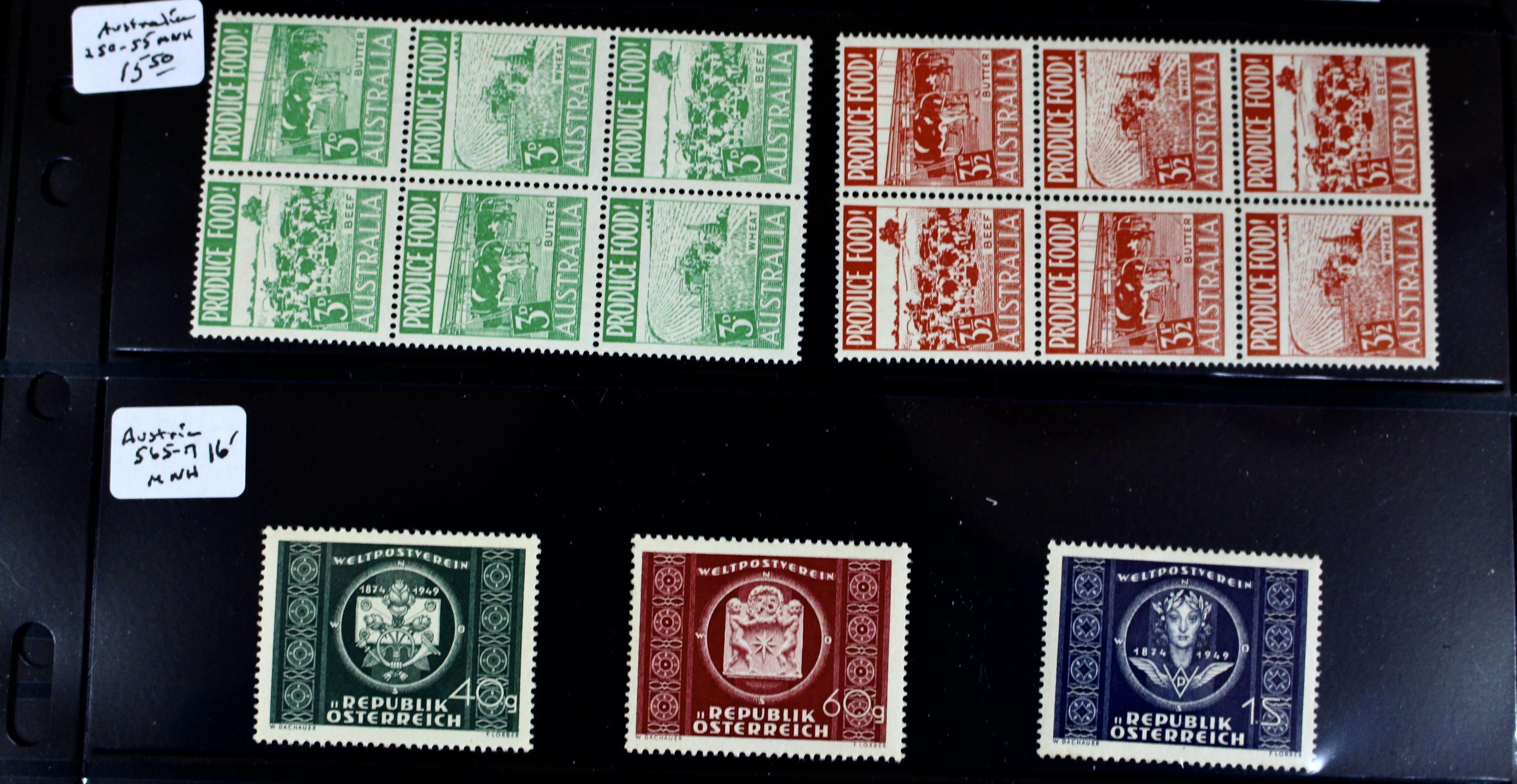 Foreign Postage Stamp Collection