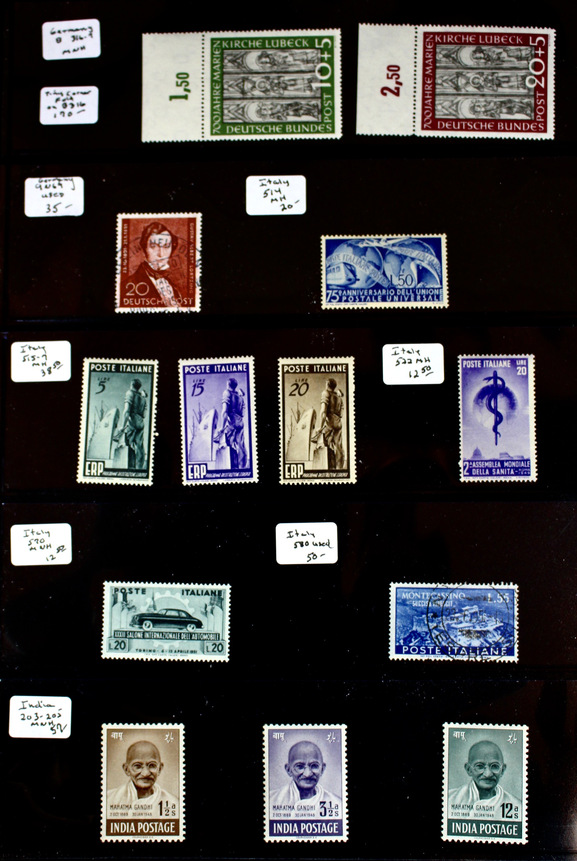 Foreign Postage Stamp Collection