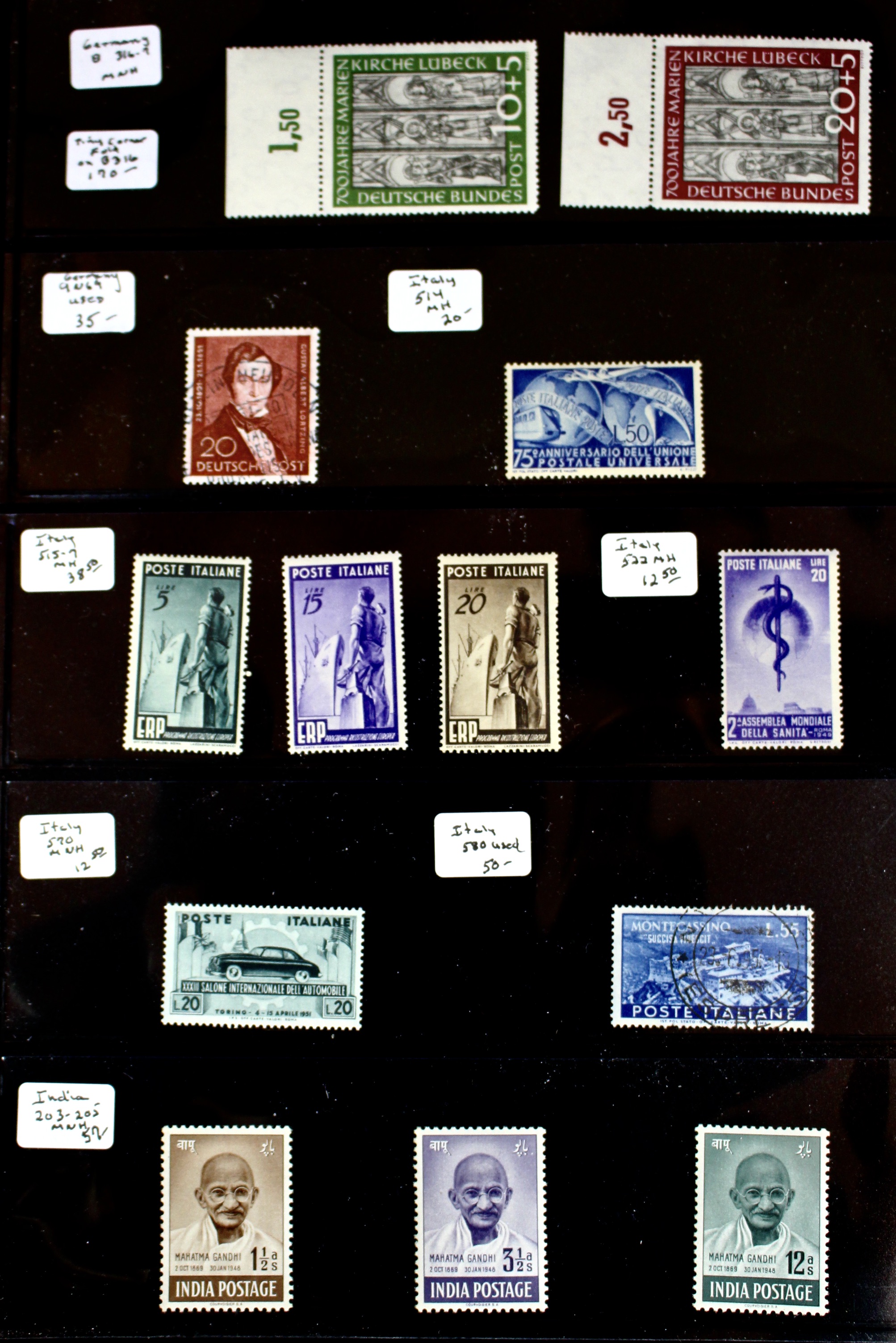 Foreign Postage Stamp Collection