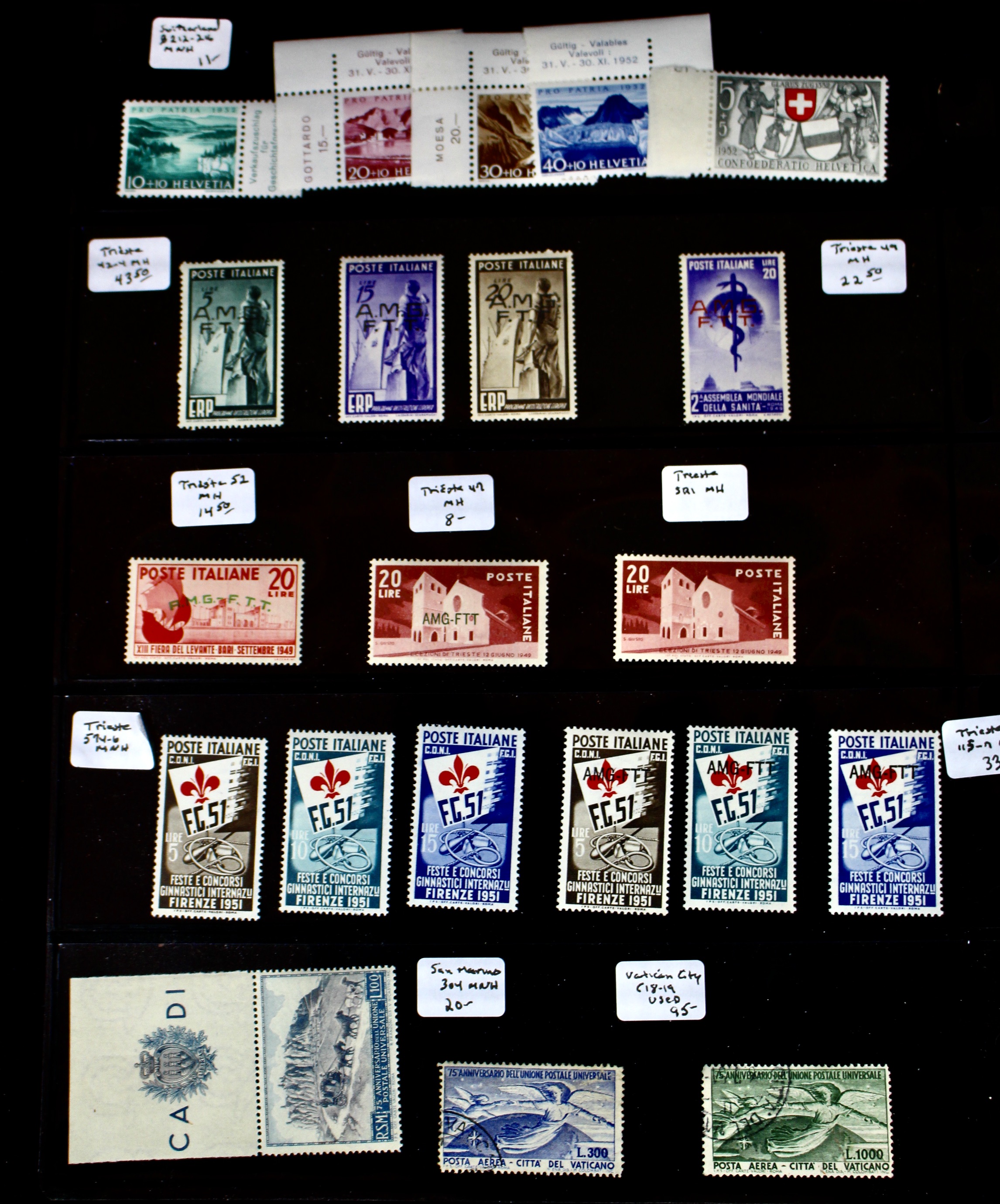 Foreign Postage Stamp Collection
