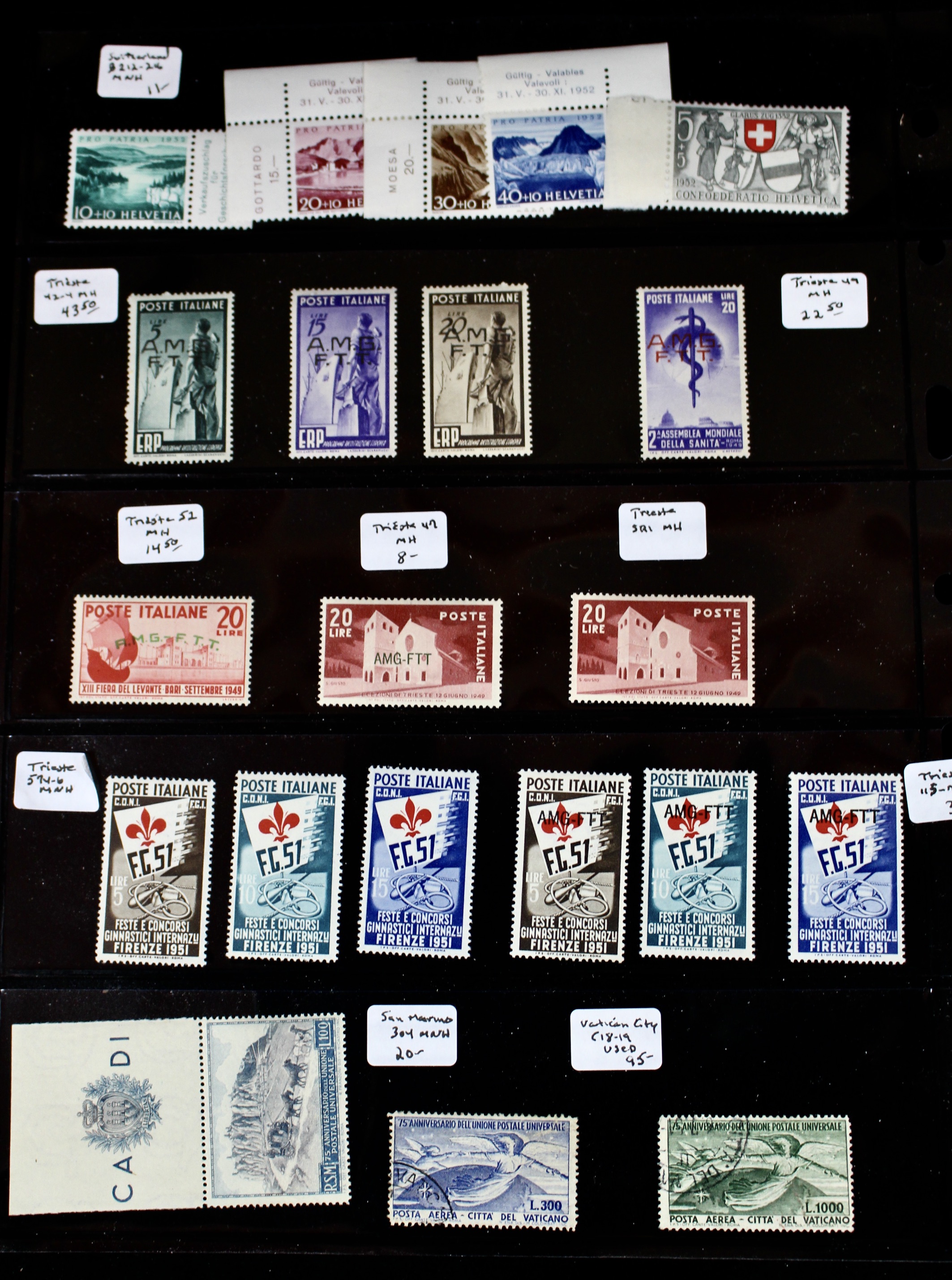 Foreign Postage Stamp Collection