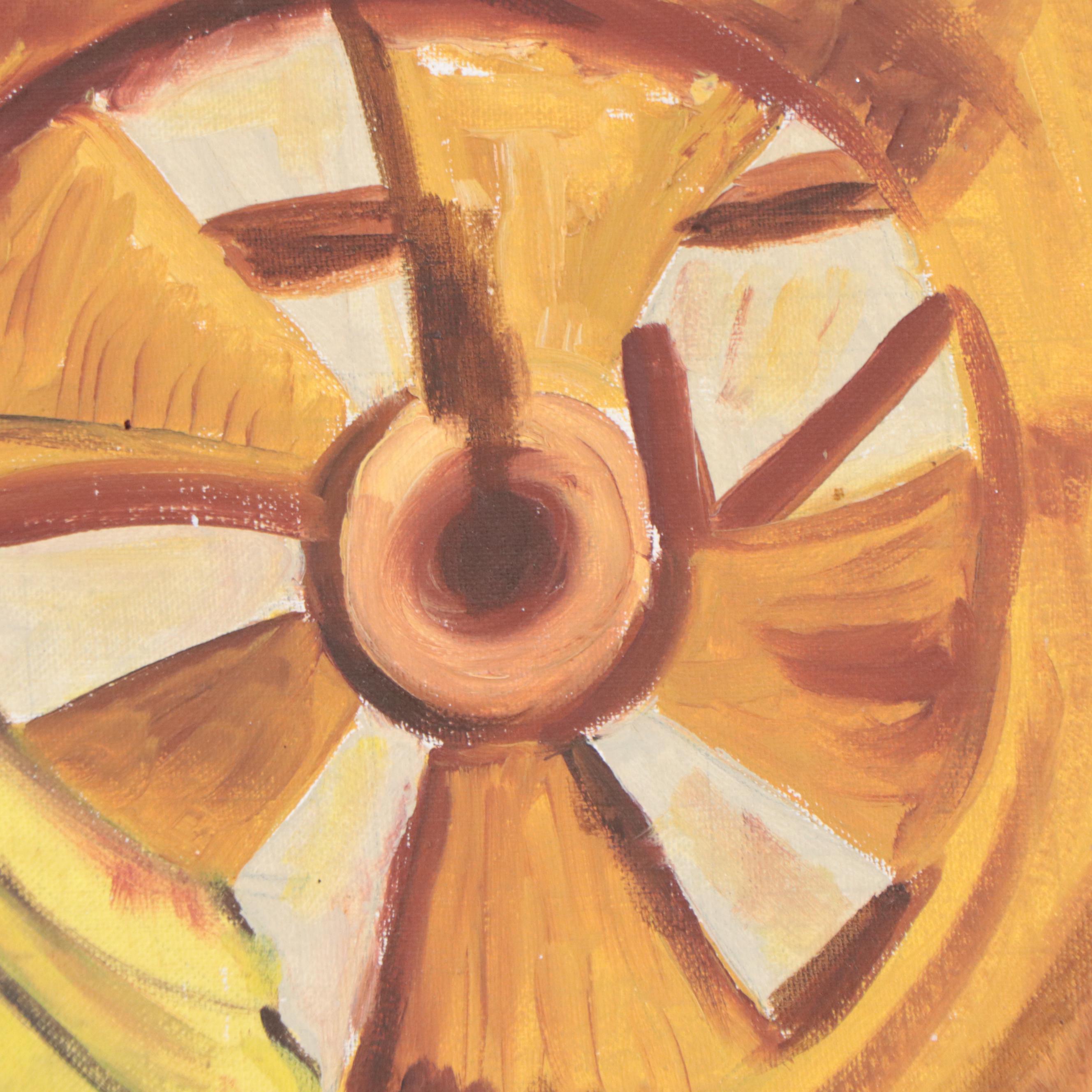 Rama Oil Painting of Indian Women, 1972