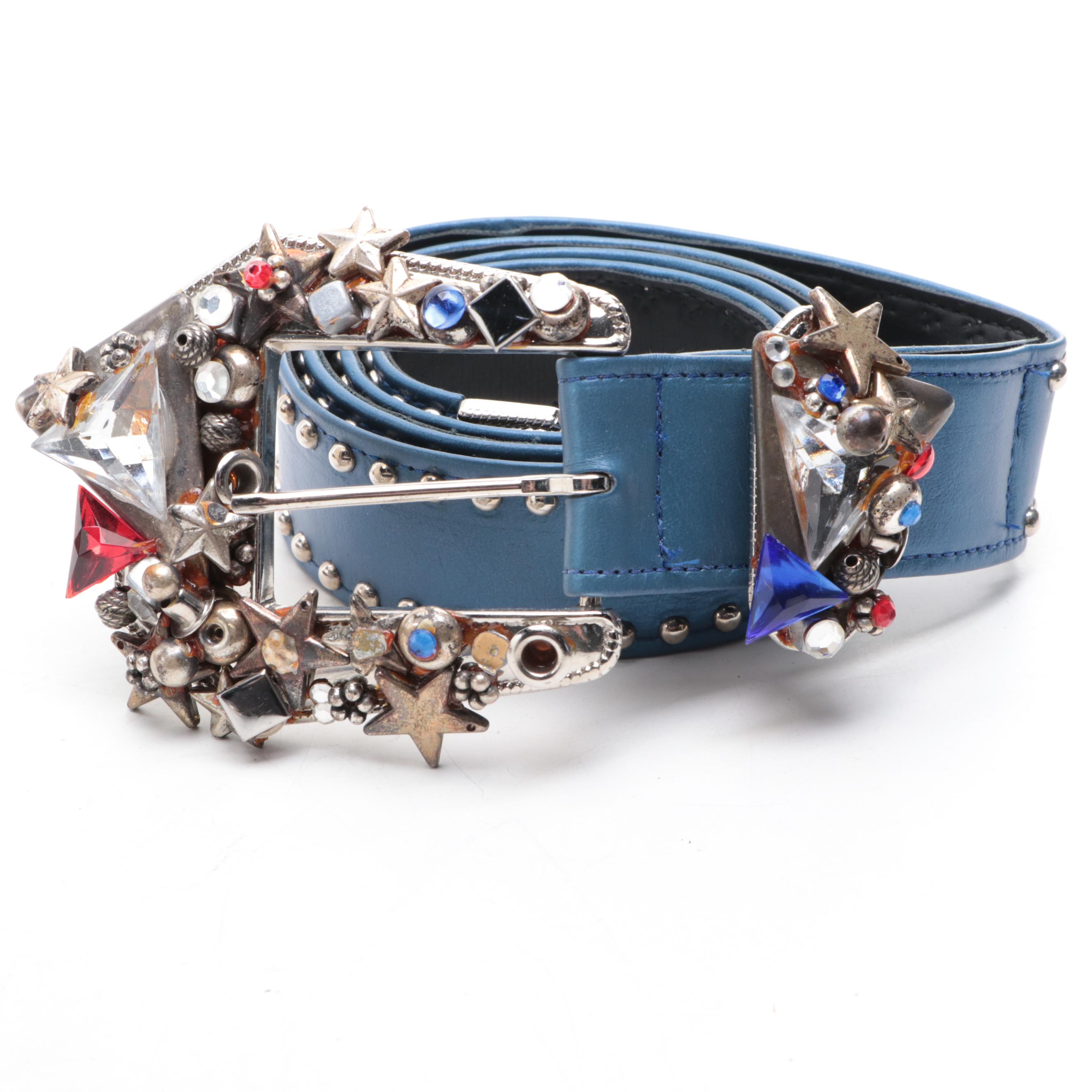 St. Maarten Embellished Belt, Robin Kahn, Adezy, Leatherock Belts and More