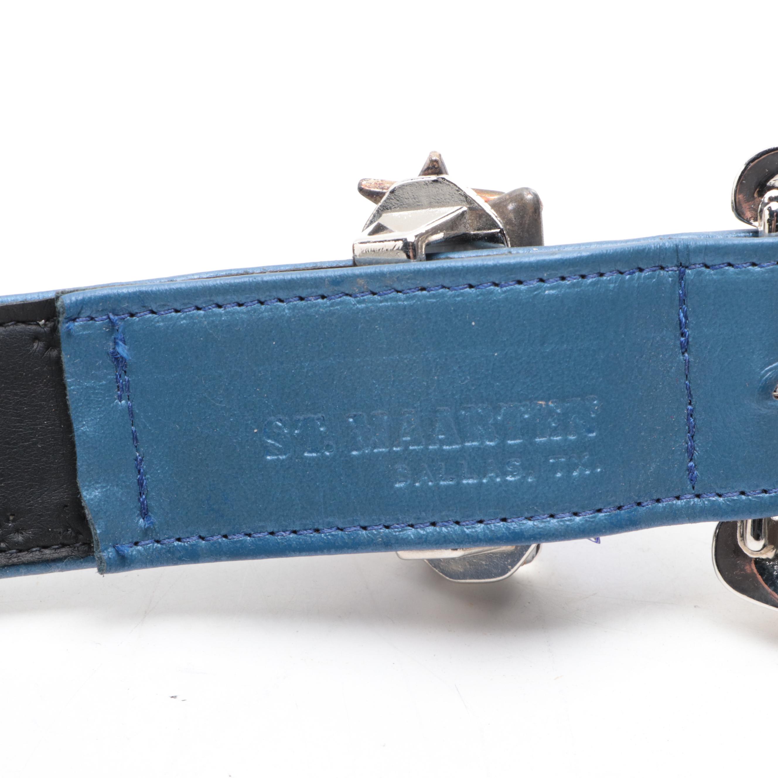 St. Maarten Embellished Belt, Robin Kahn, Adezy, Leatherock Belts and More
