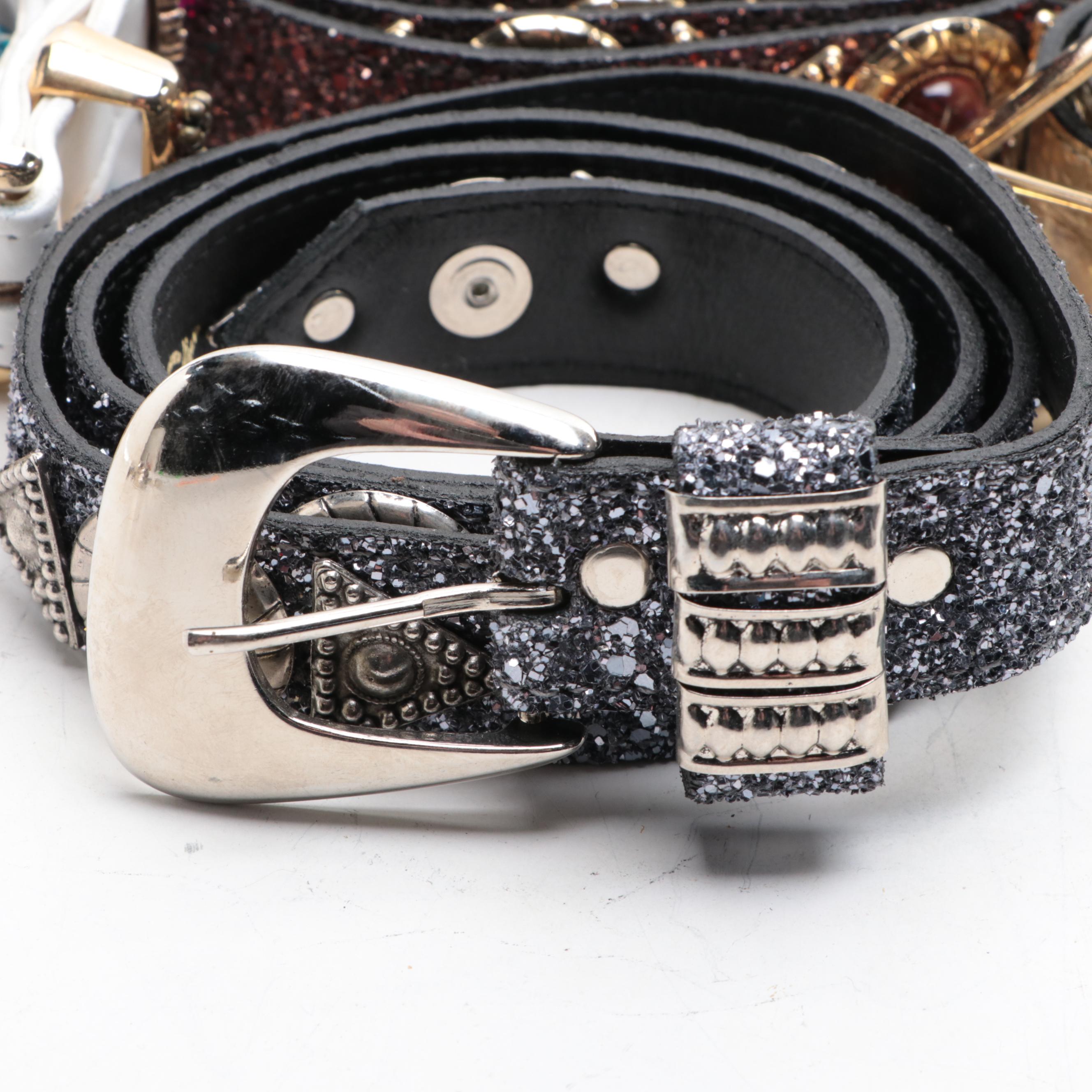 St. Maarten Embellished Belt, Robin Kahn, Adezy, Leatherock Belts and More