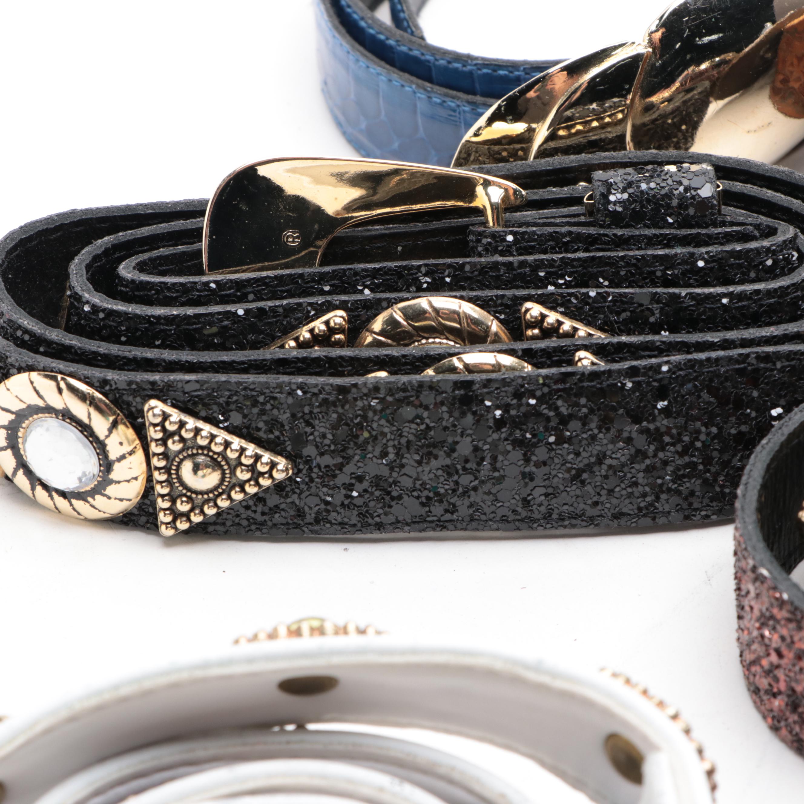 St. Maarten Embellished Belt, Robin Kahn, Adezy, Leatherock Belts and More