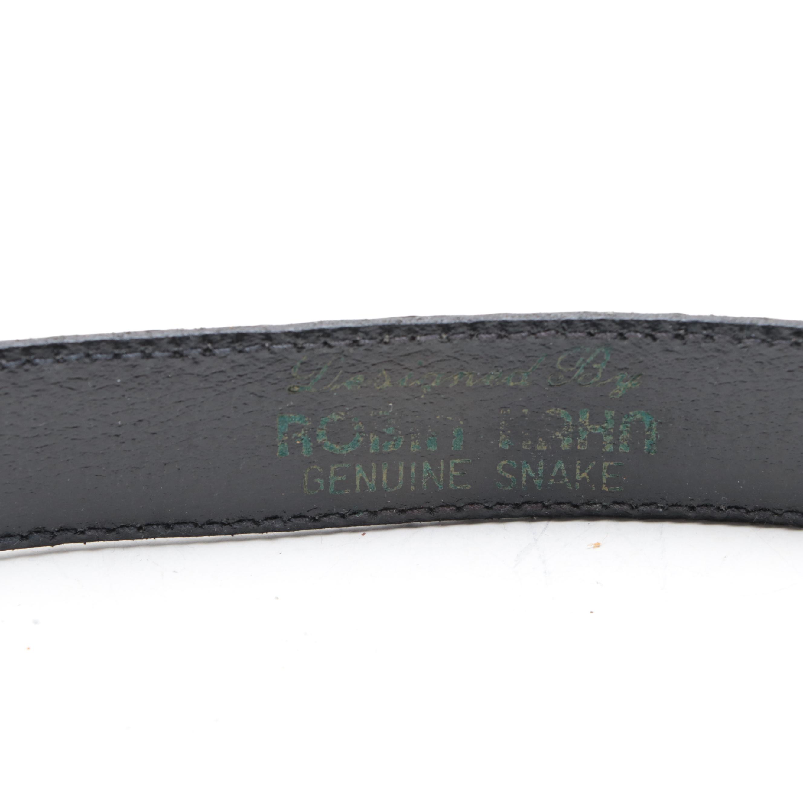 St. Maarten Embellished Belt, Robin Kahn, Adezy, Leatherock Belts and More