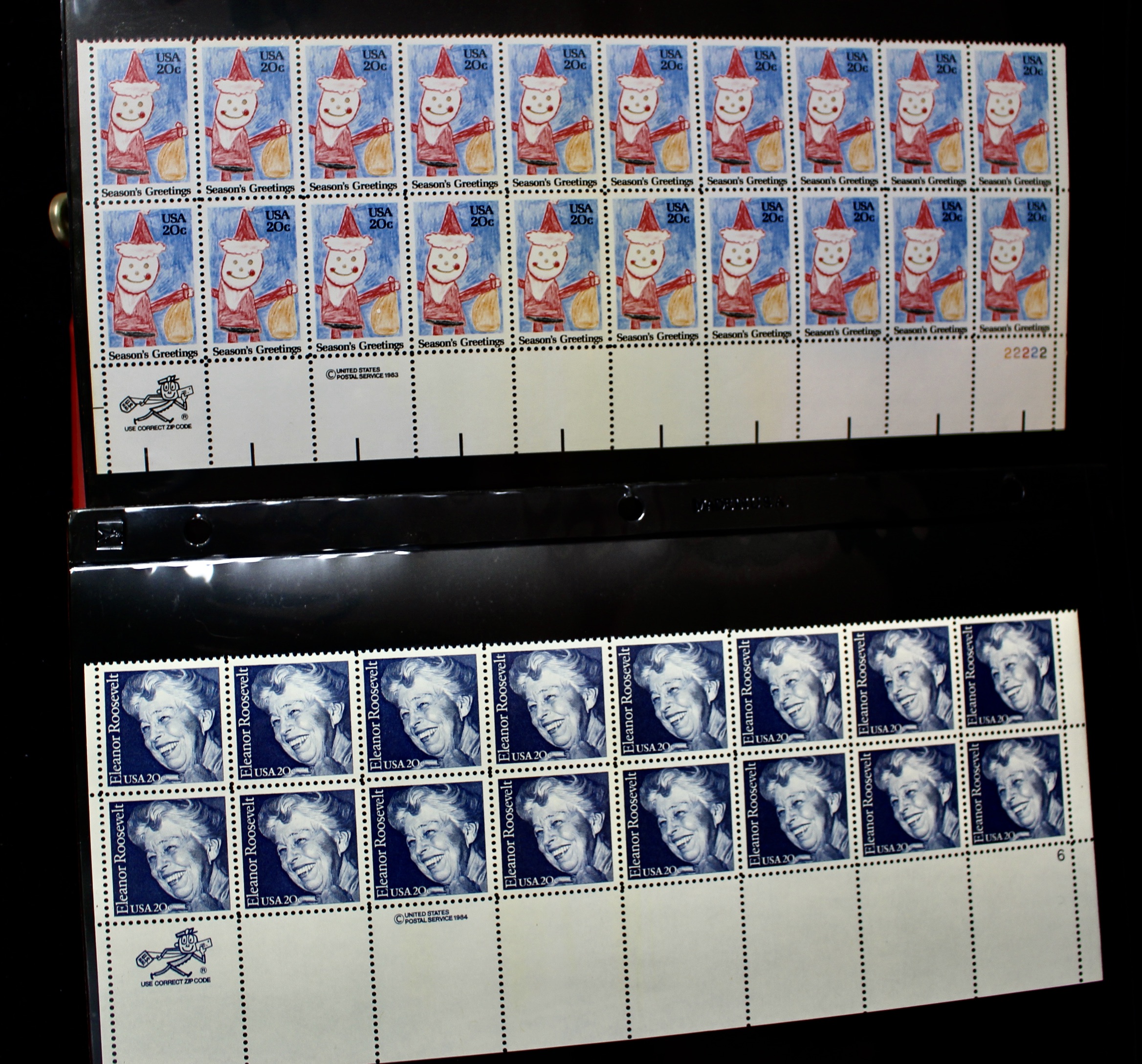 U.S. Mint Condition Postage Stamp Collection
