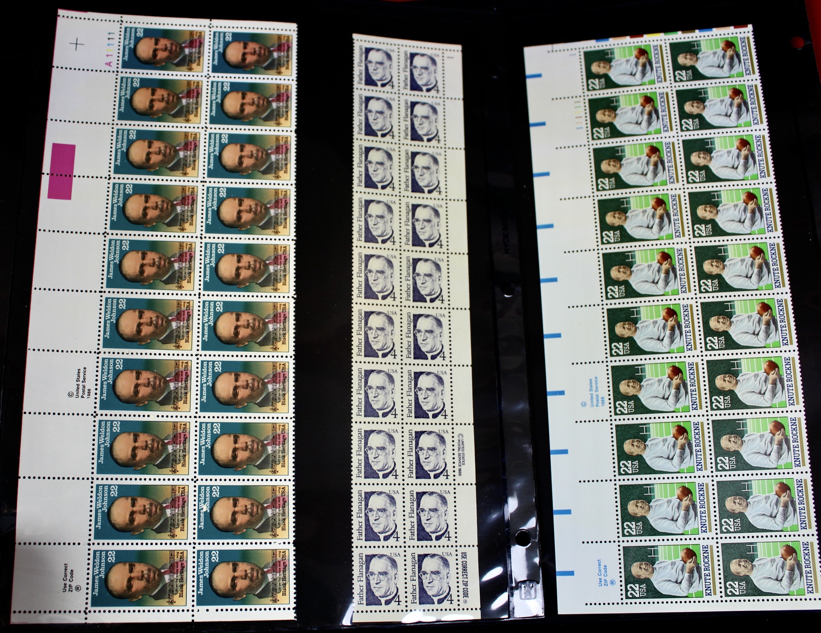 U.S. Mint Condition Postage Stamp Collection