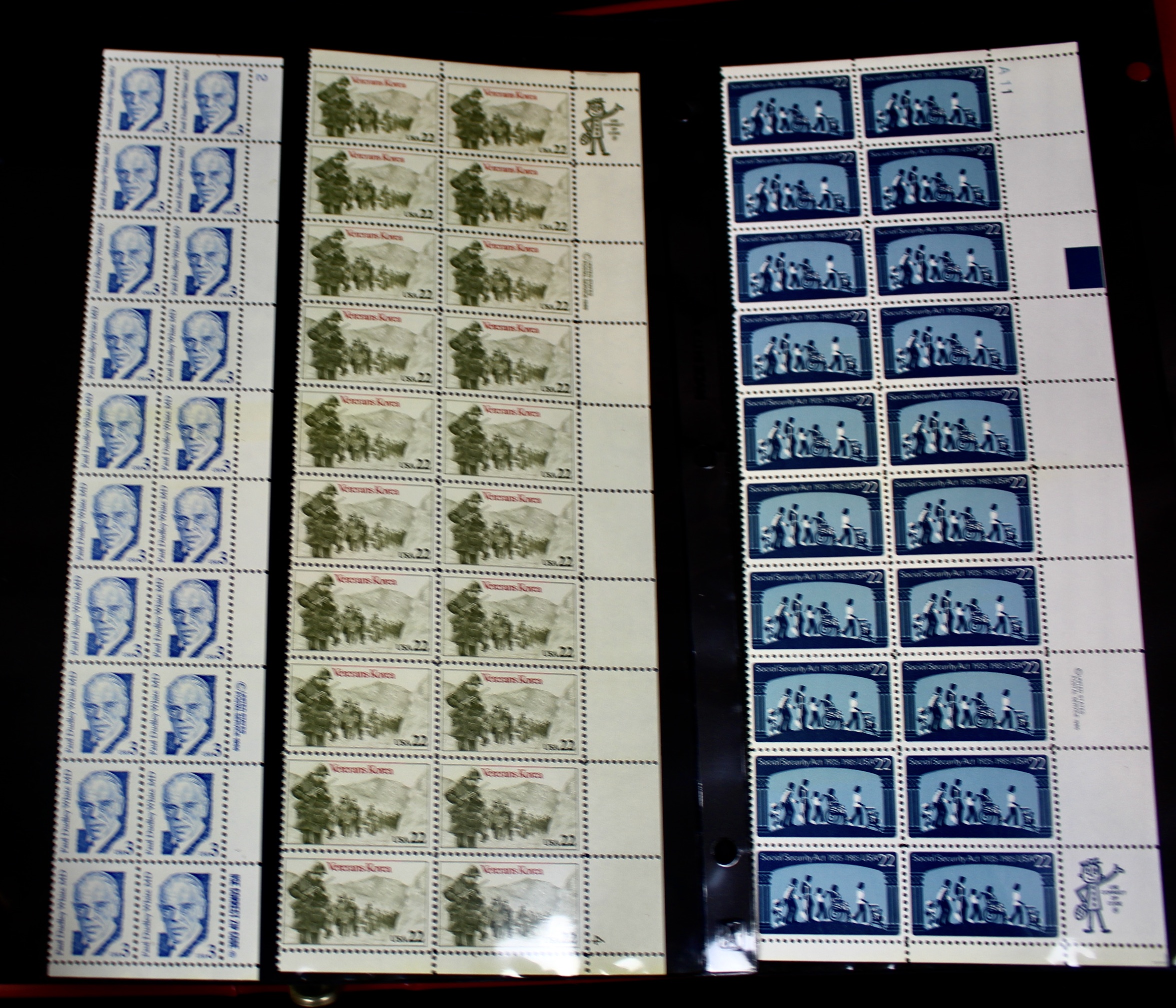 U.S. Mint Condition Postage Stamp Collection