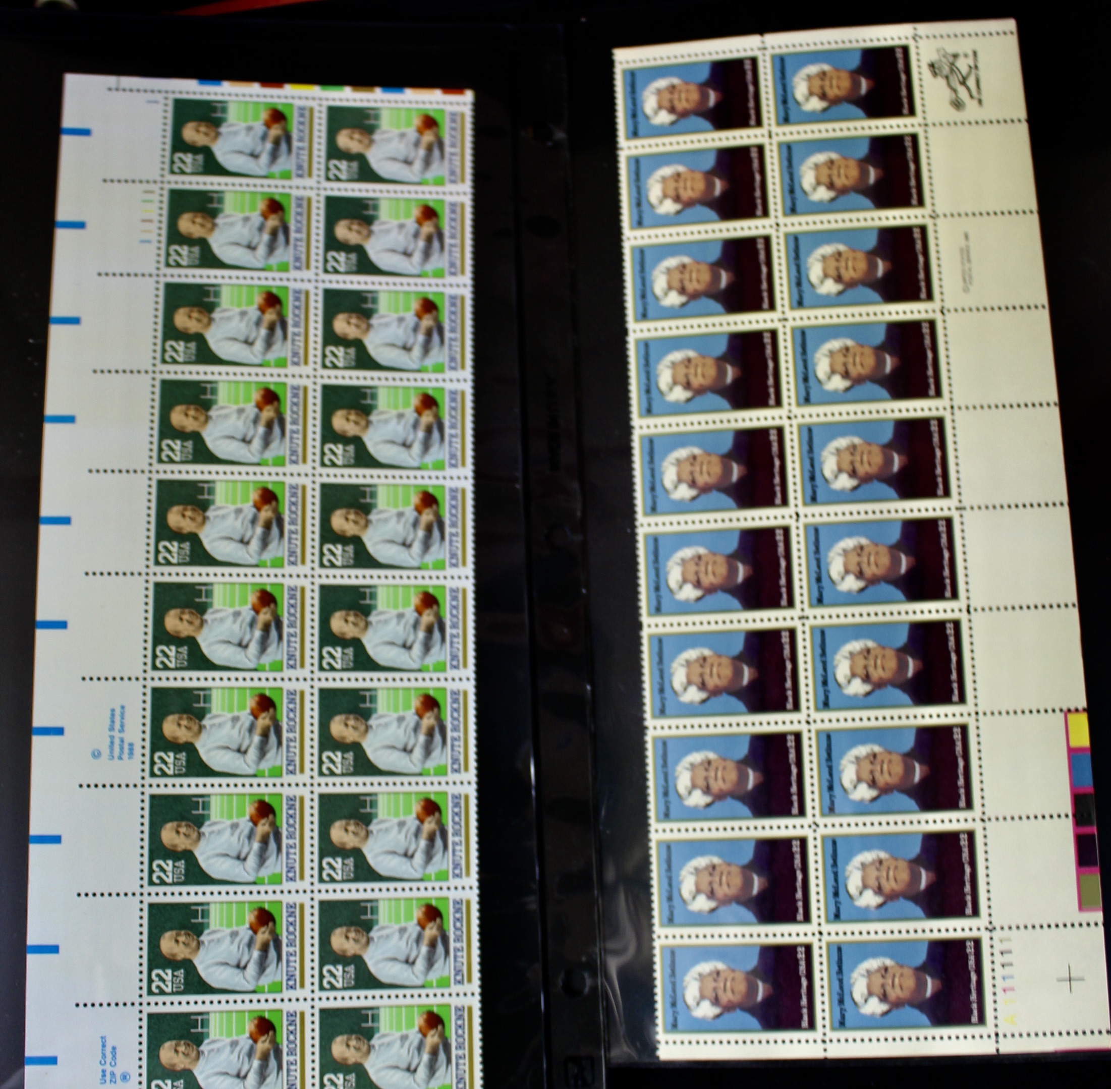 U.S. Mint Condition Postage Stamp Collection