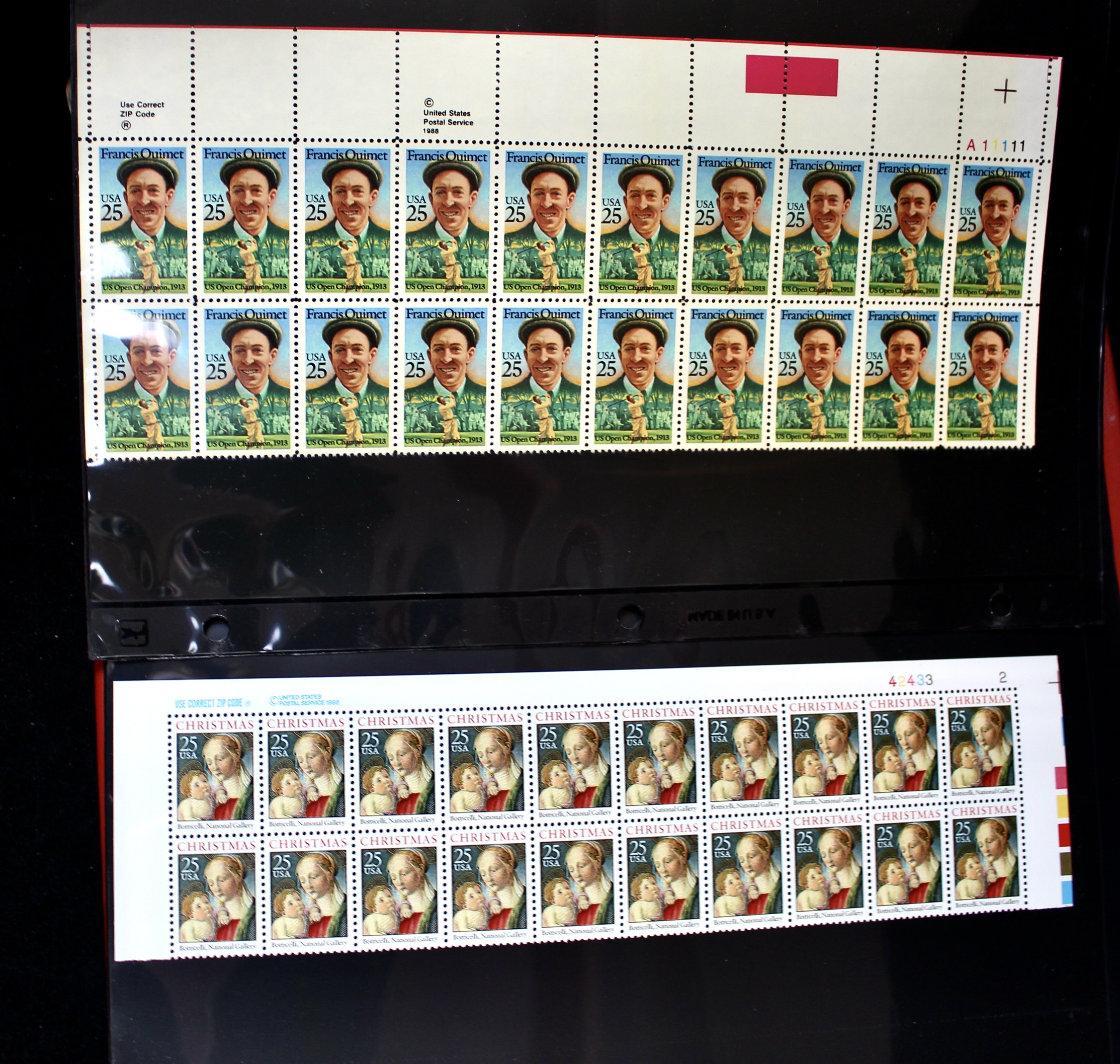 U.S. Mint Condition Postage Stamp Collection