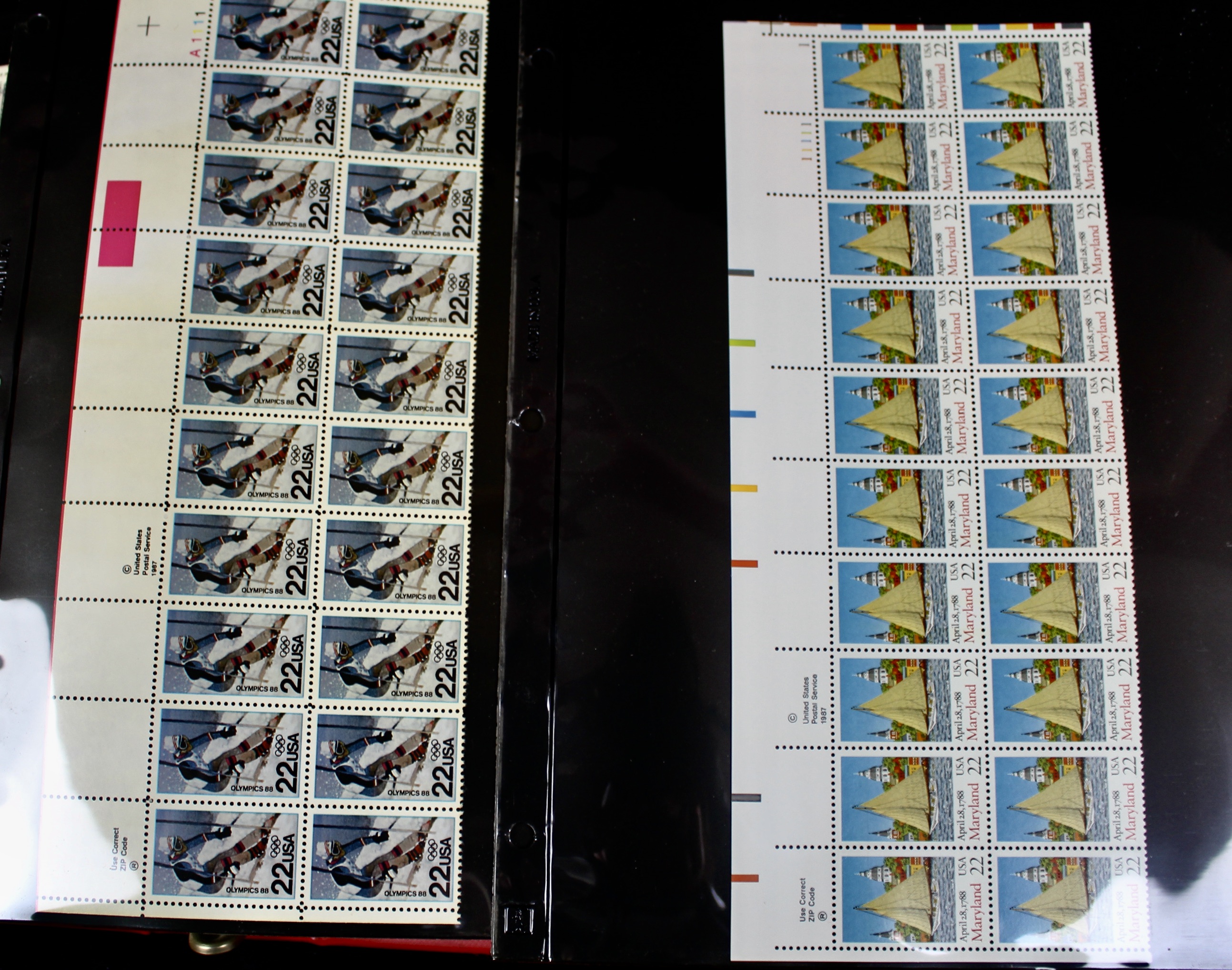 U.S. Mint Condition Postage Stamp Collection