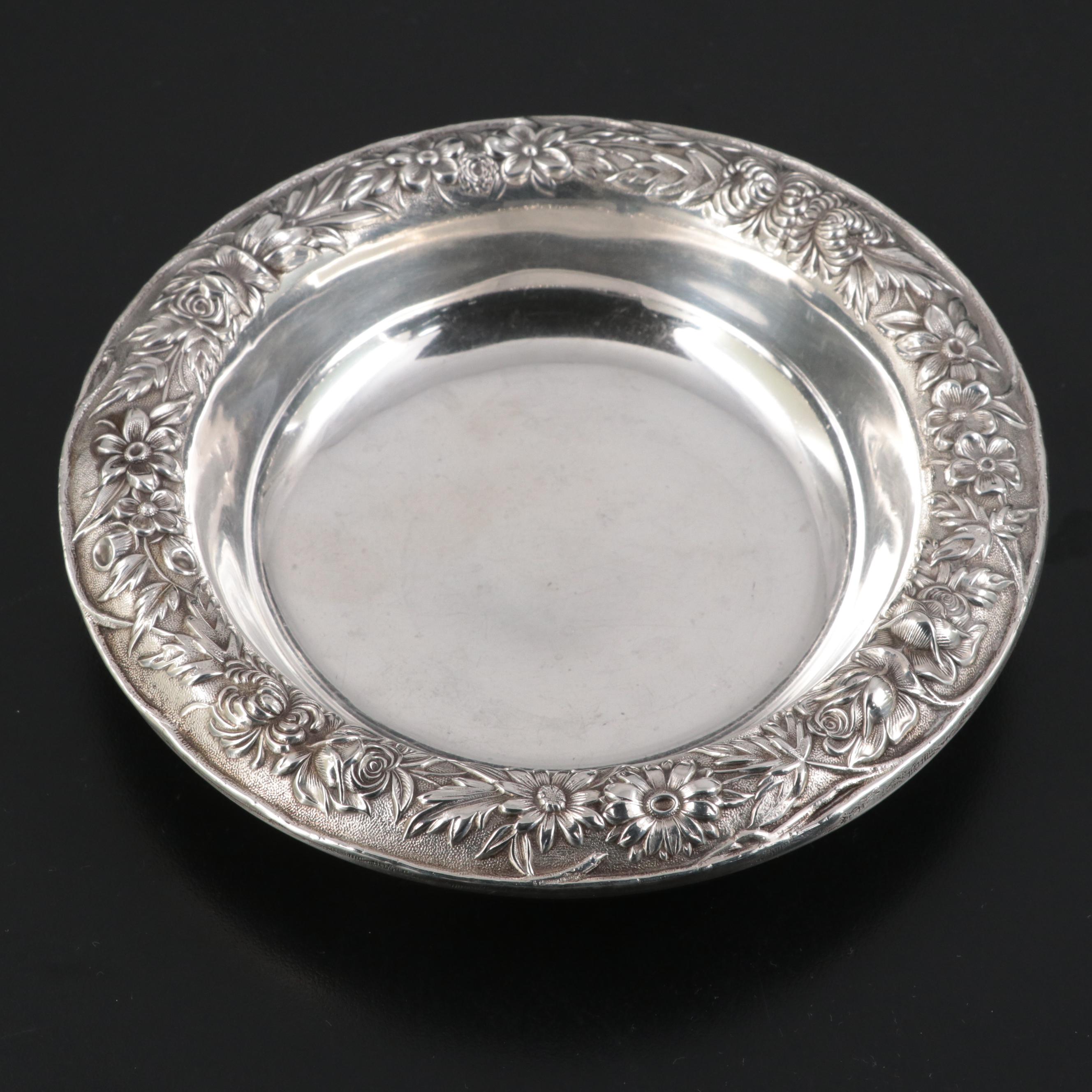 S. Kirk & Son Sterling Silver Bowl with Stieff Sterling Children's Utensils