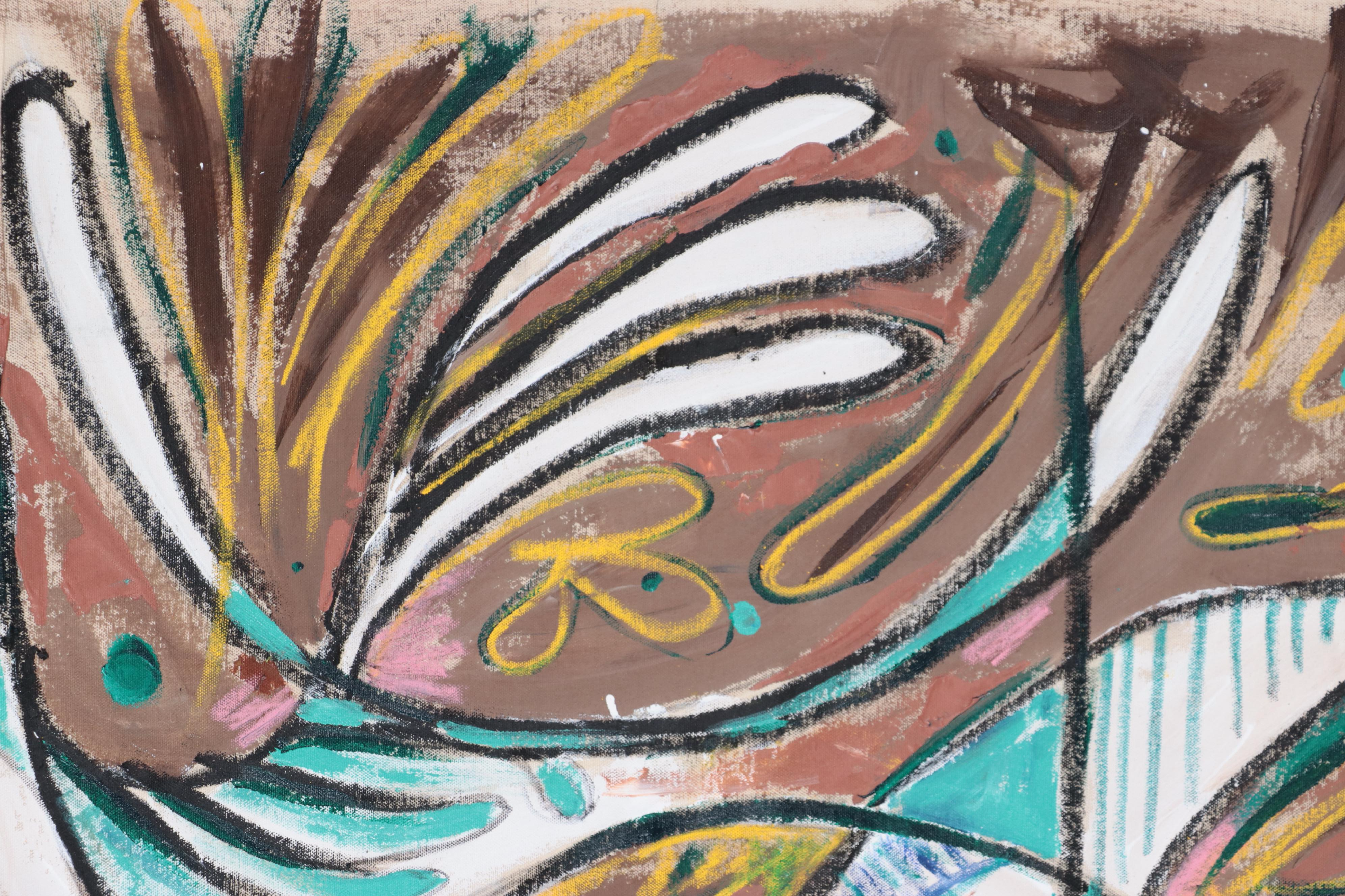 Osmel Almora Miró Non-objective Oil Painting, 2023