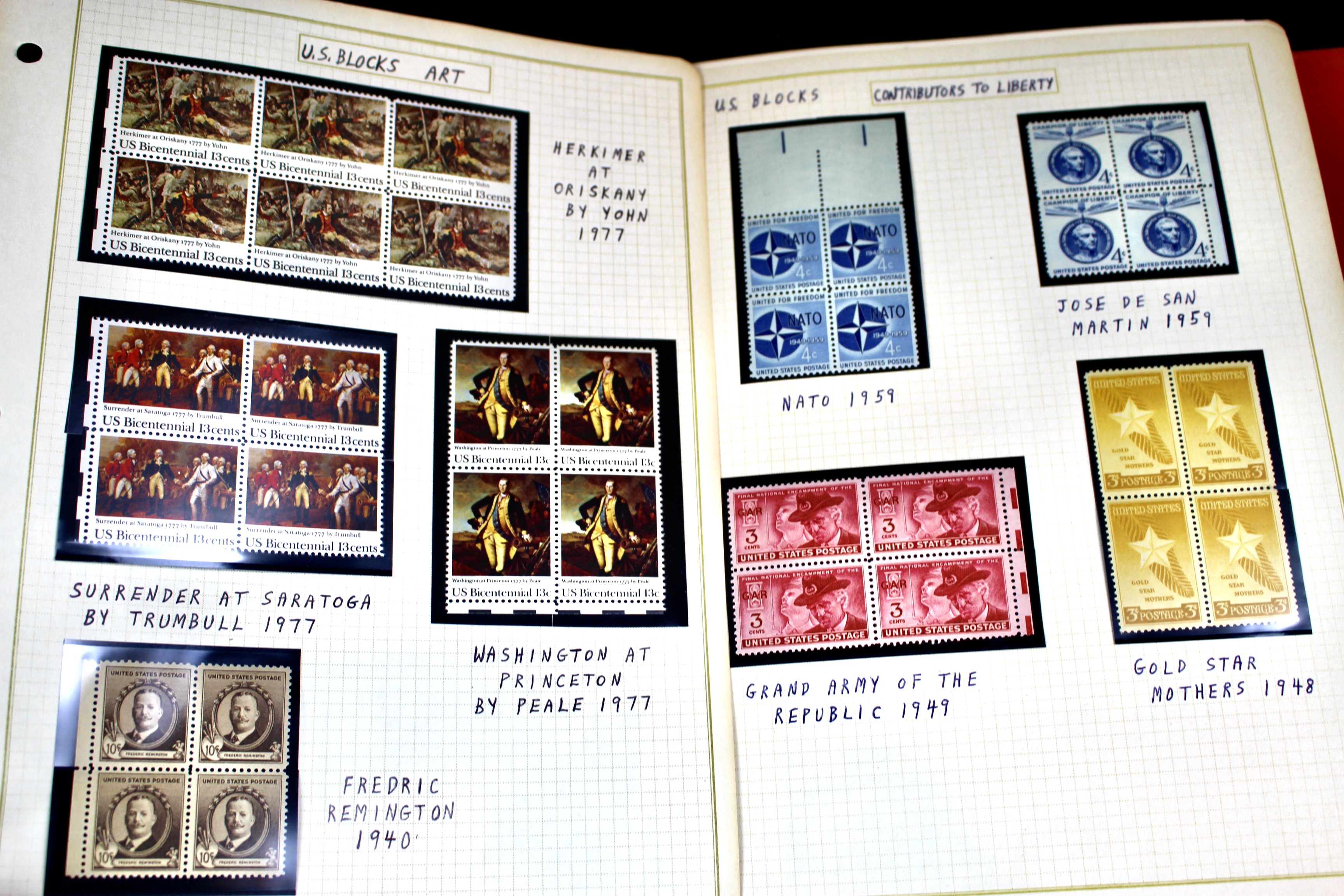 Mint Condition U.S. Postage Stamp Collection, 1950s to 2000s