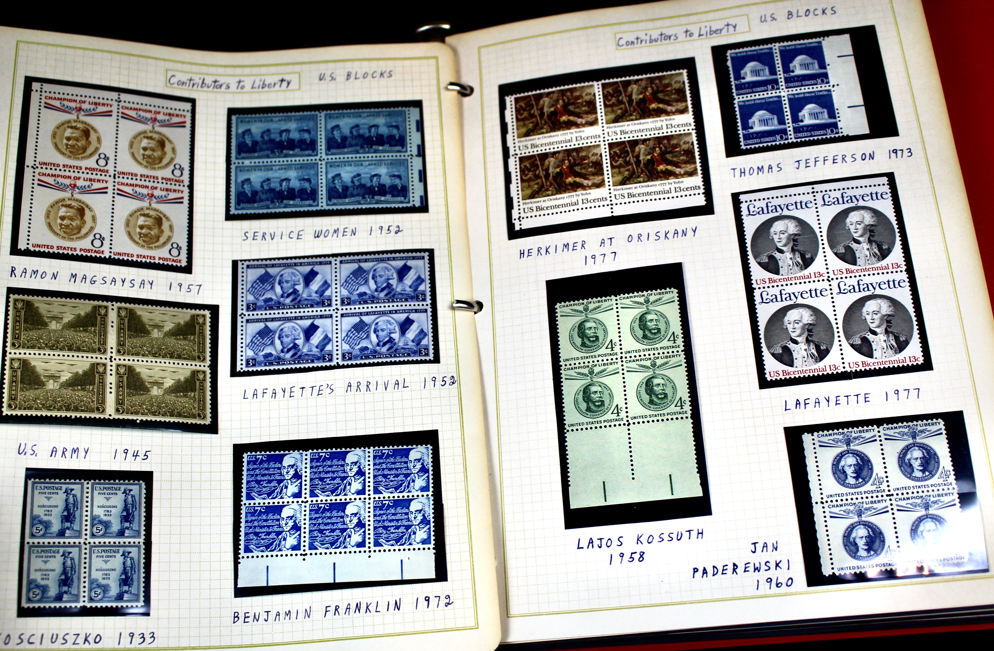 Mint Condition U.S. Postage Stamp Collection, 1950s to 2000s