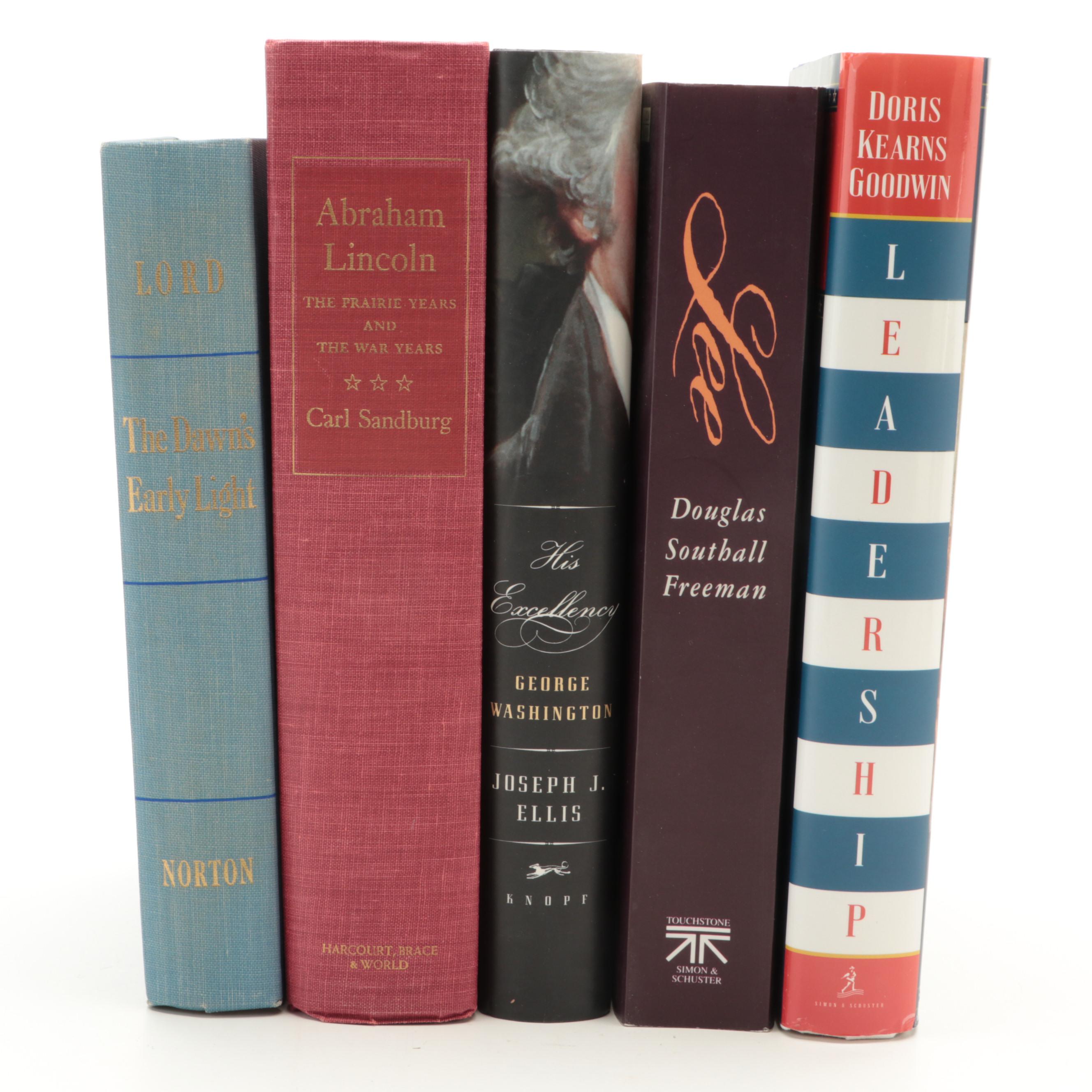 "Alexander Hamilton" by Ron Chernow and More Political Books with Resin Bookends