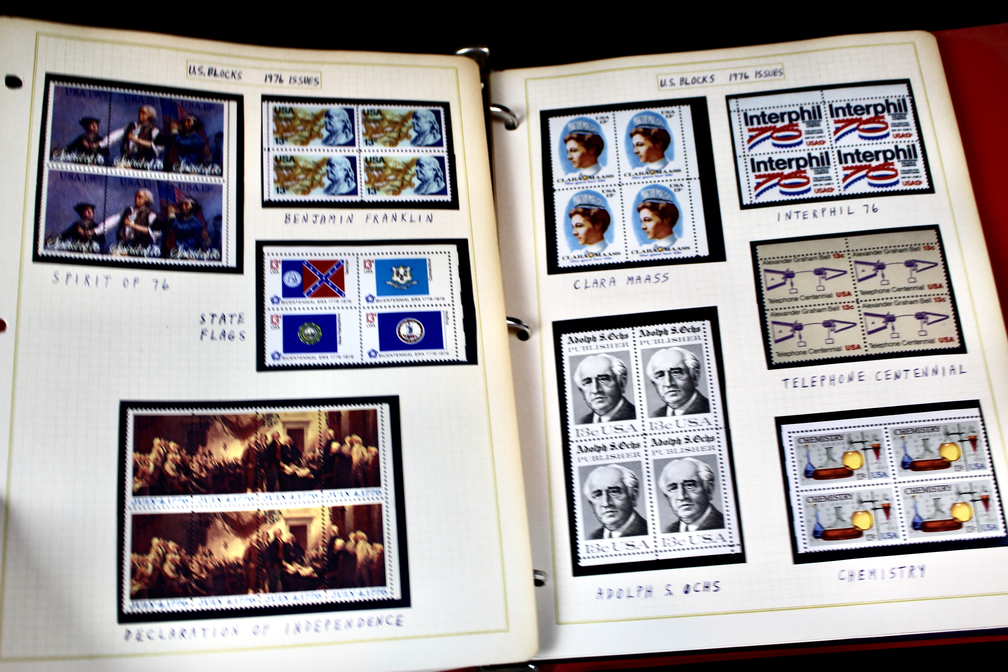 Mint Condition U.S. Postage Stamp Collection, 1950s to 2000s