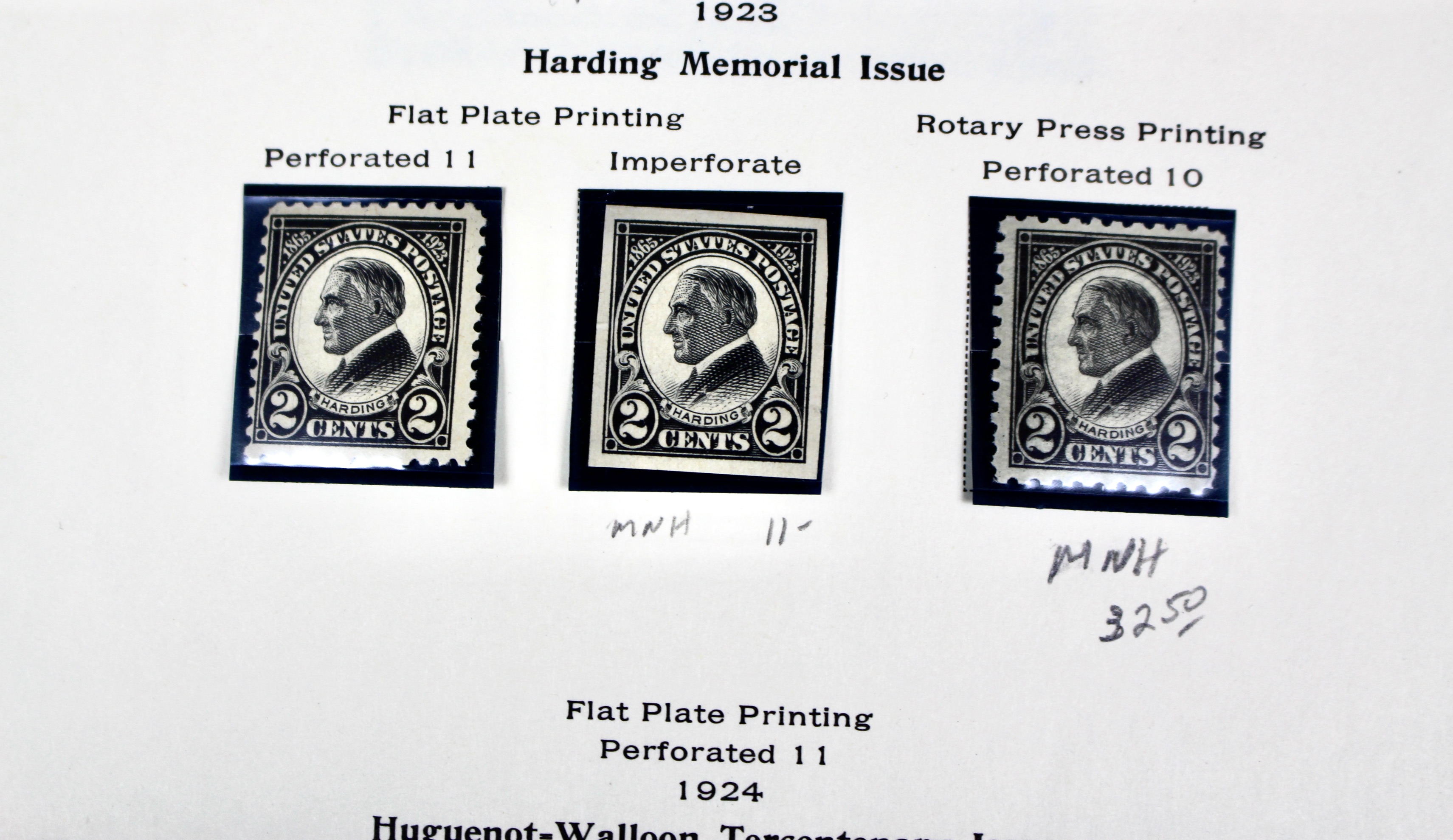 Mint Condition U.S. Postage Stamp Collection, 1909-1945