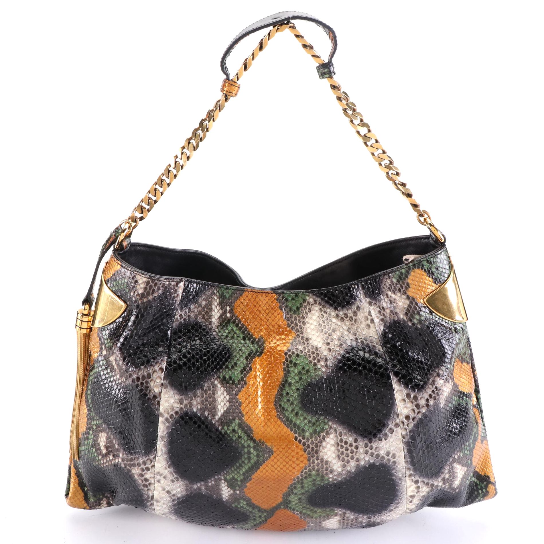 Gucci 1970 Python Hobo Bag