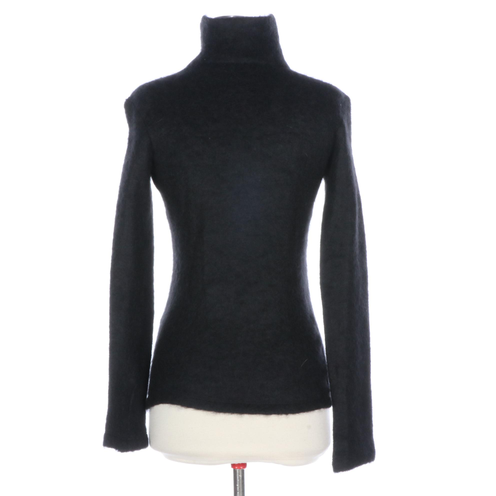 Plein Sud Turtleneck Sweater in Mohair Blend