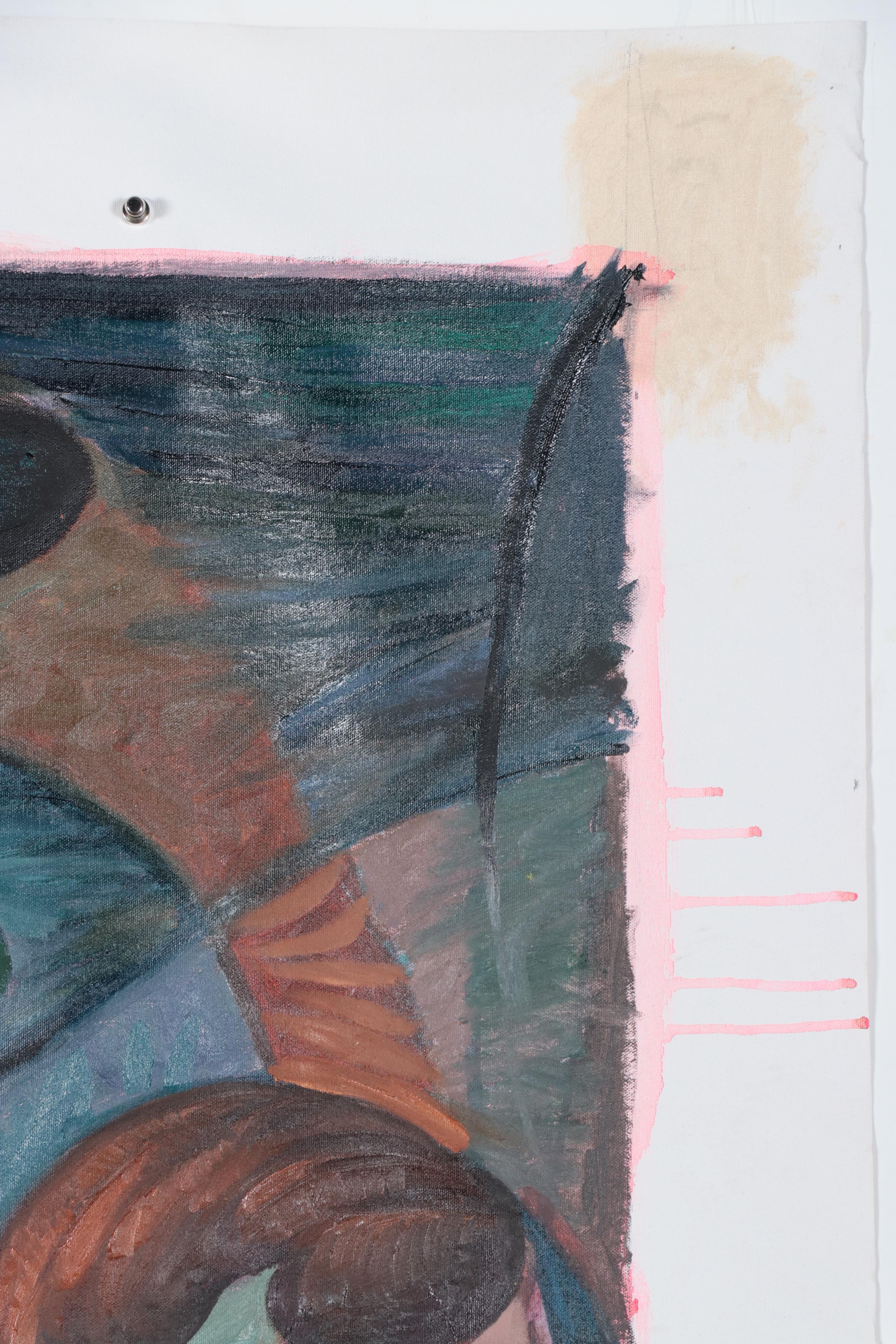 Osmel Almora Miró Non-objective Oil Painting, 2023