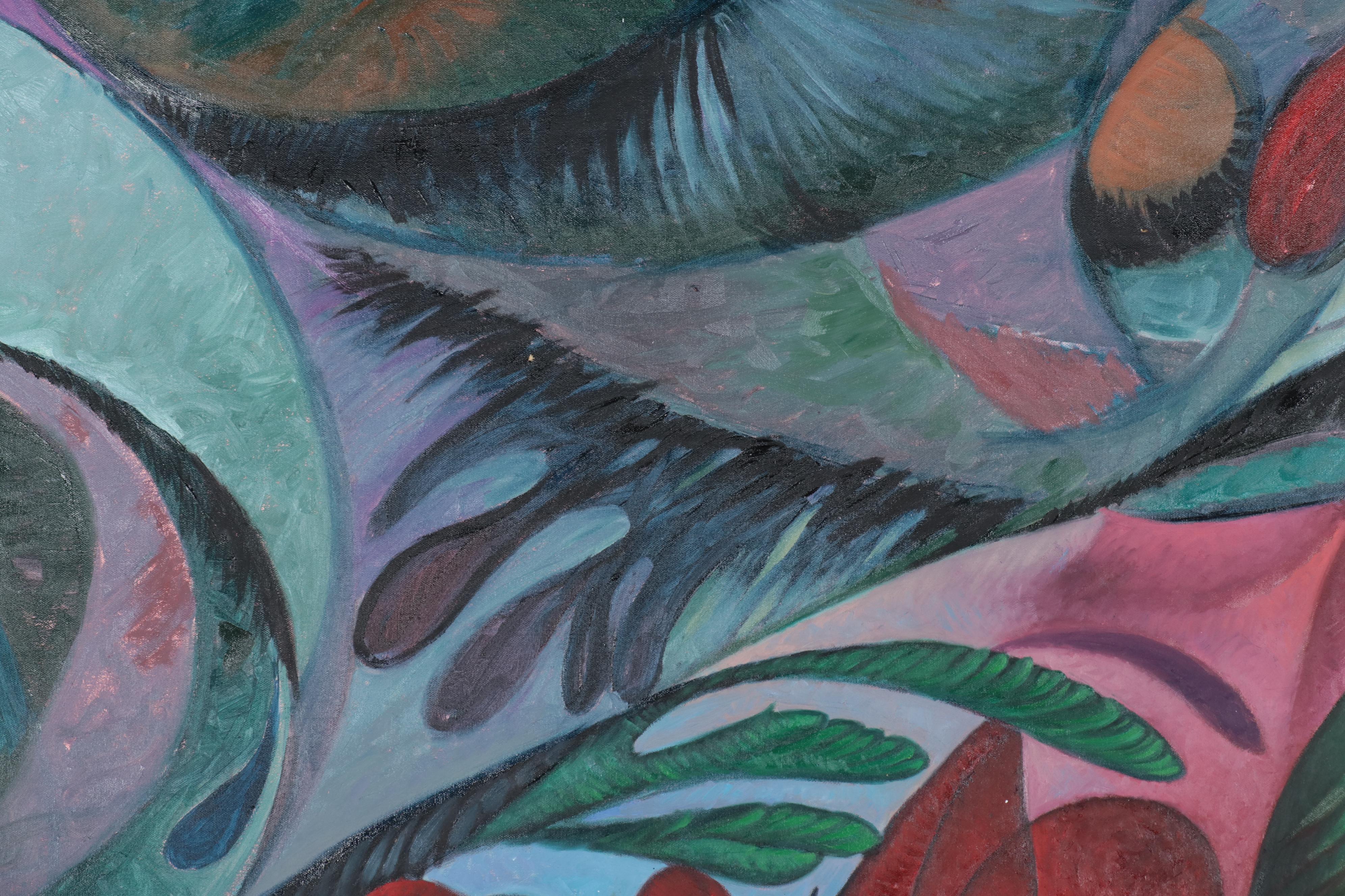 Osmel Almora Miró Non-objective Oil Painting, 2023