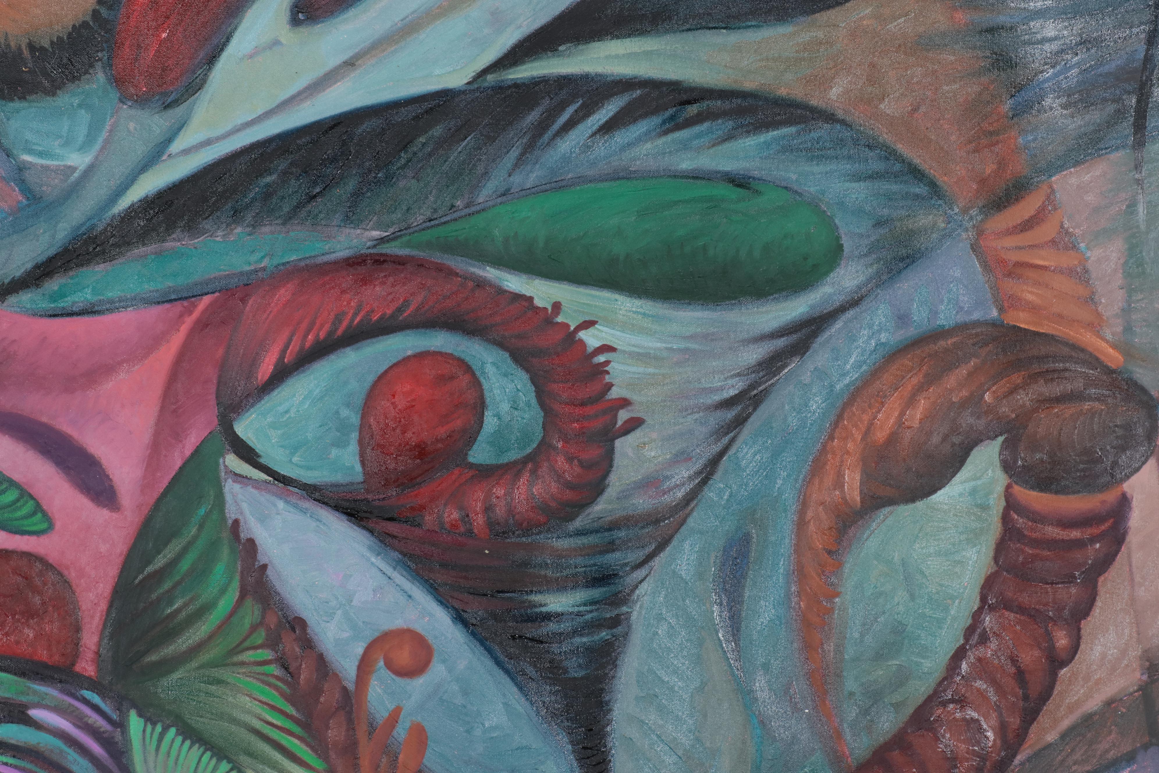 Osmel Almora Miró Non-objective Oil Painting, 2023