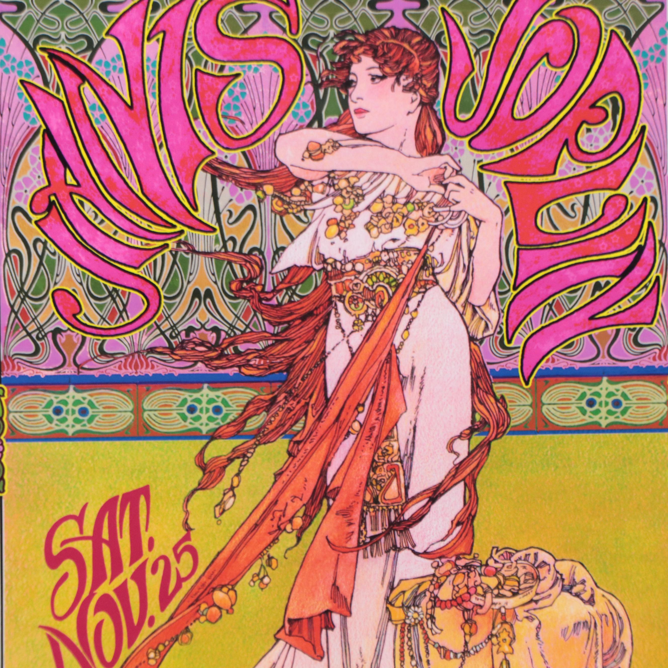 Giclée of Janis Joplin Poster Designed by Bob Masse Studios