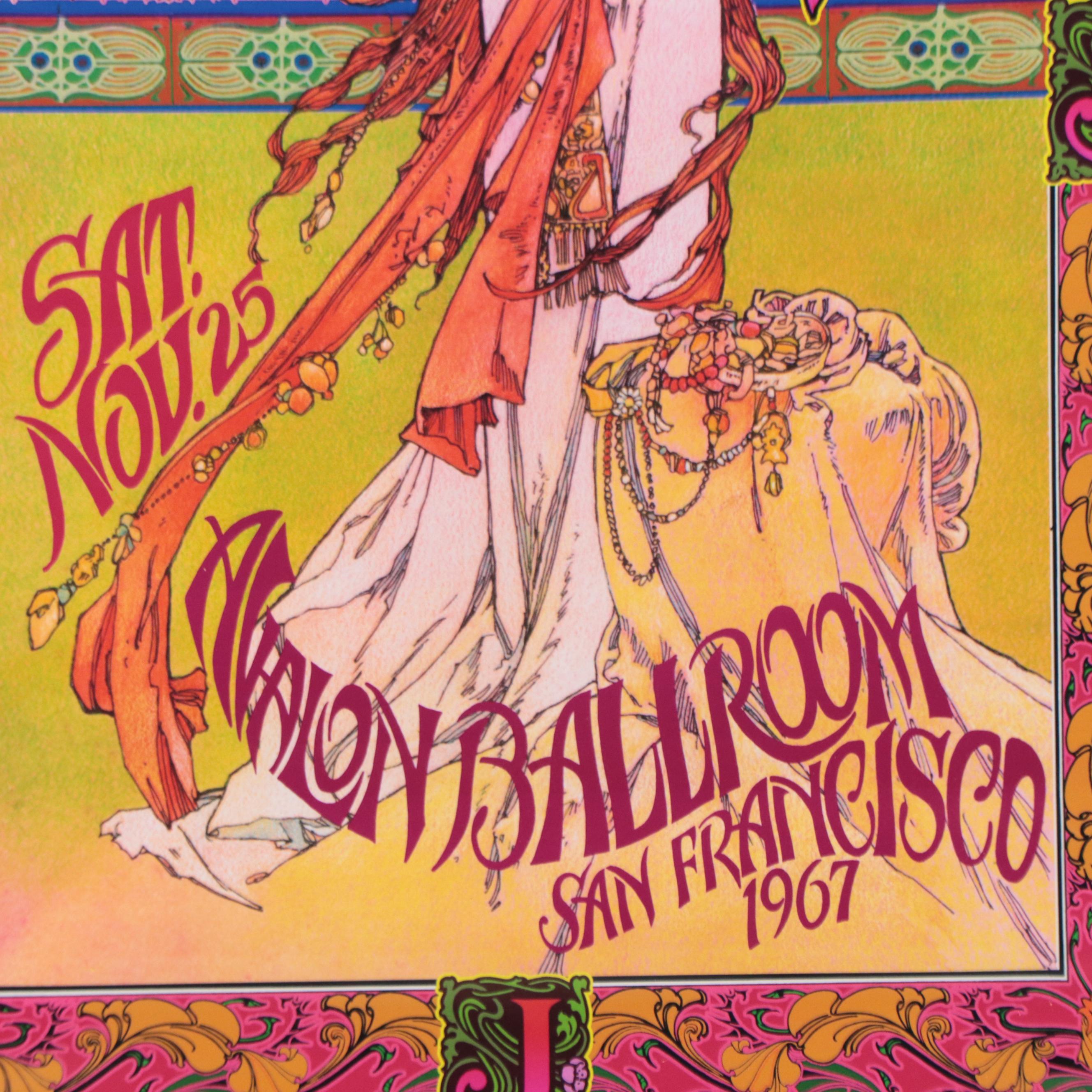 Giclée of Janis Joplin Poster Designed by Bob Masse Studios