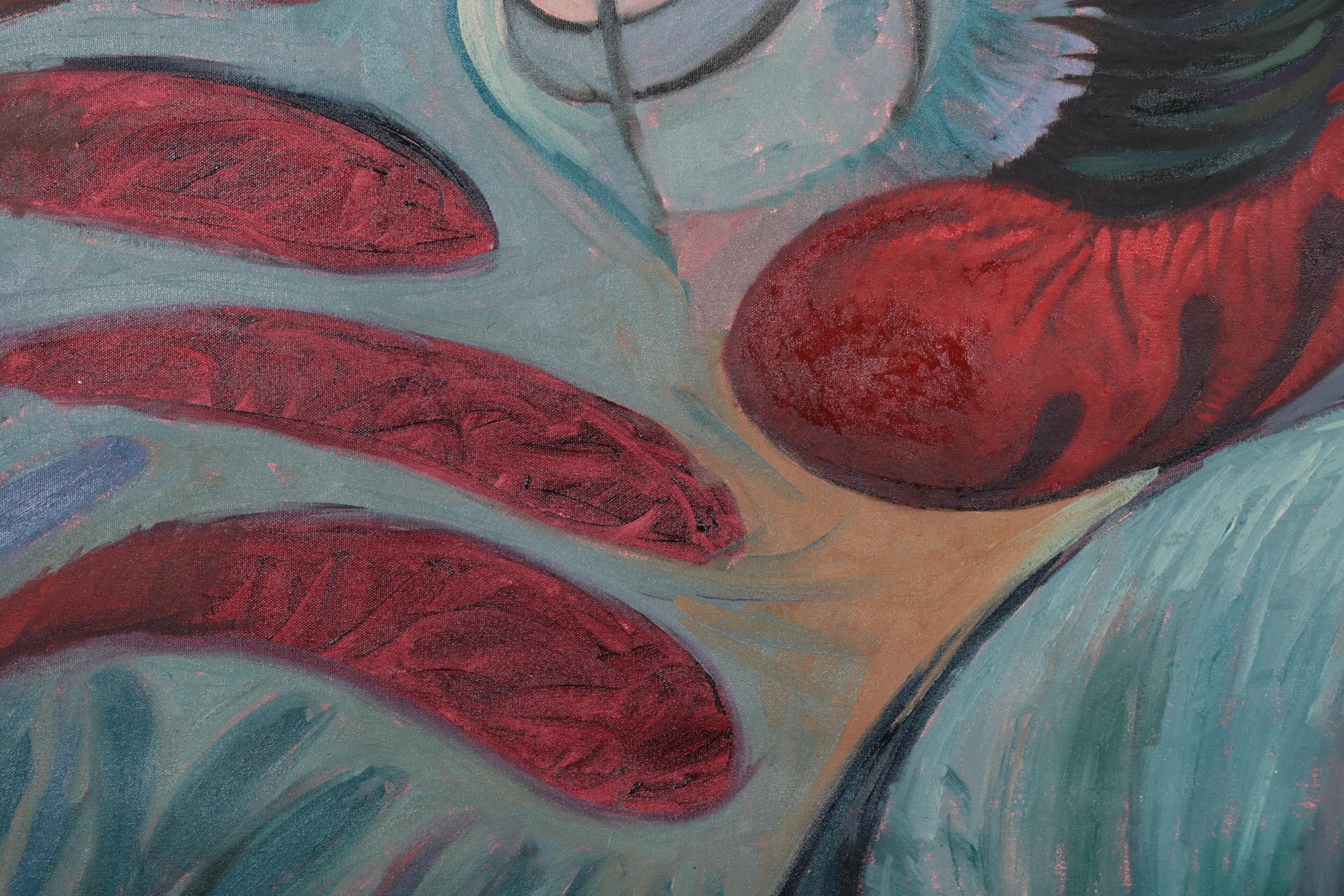 Osmel Almora Miró Non-objective Oil Painting, 2023