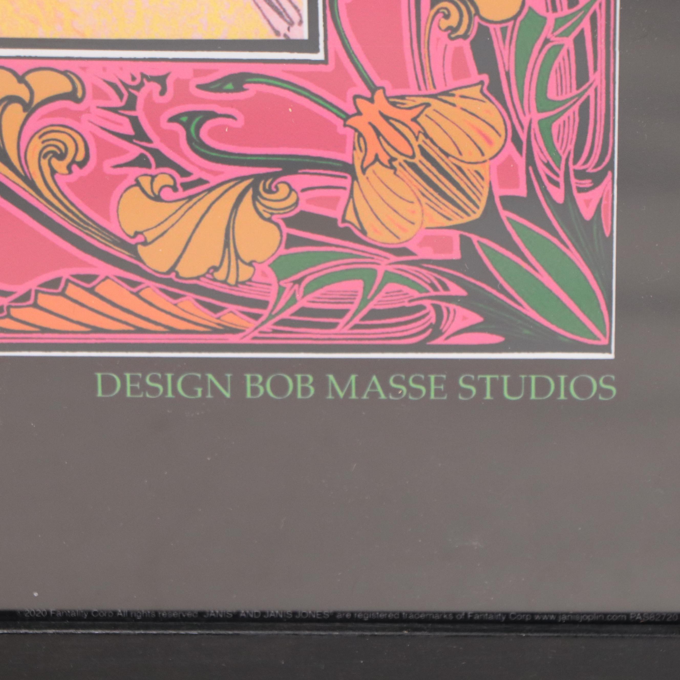 Giclée of Janis Joplin Poster Designed by Bob Masse Studios