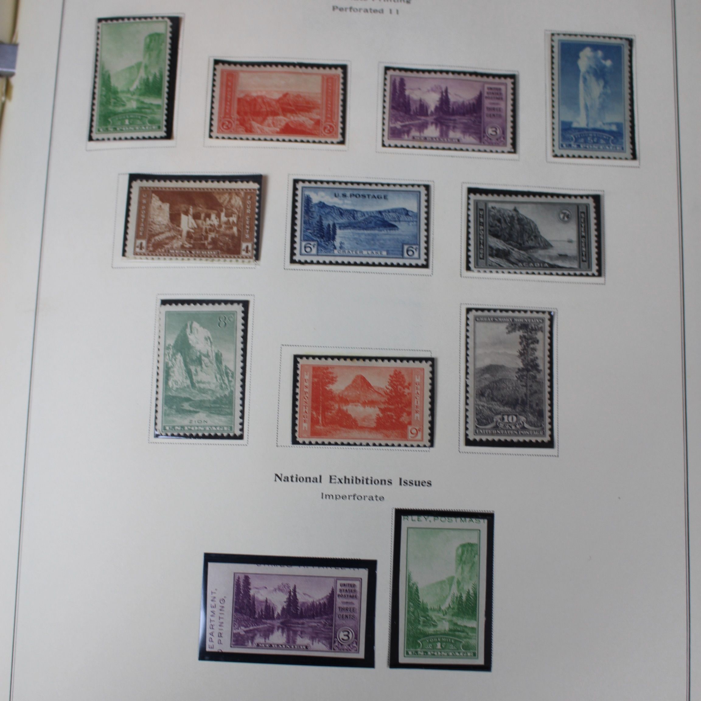 Mint Condition U.S. Postage Stamp Collection, 1909-1945
